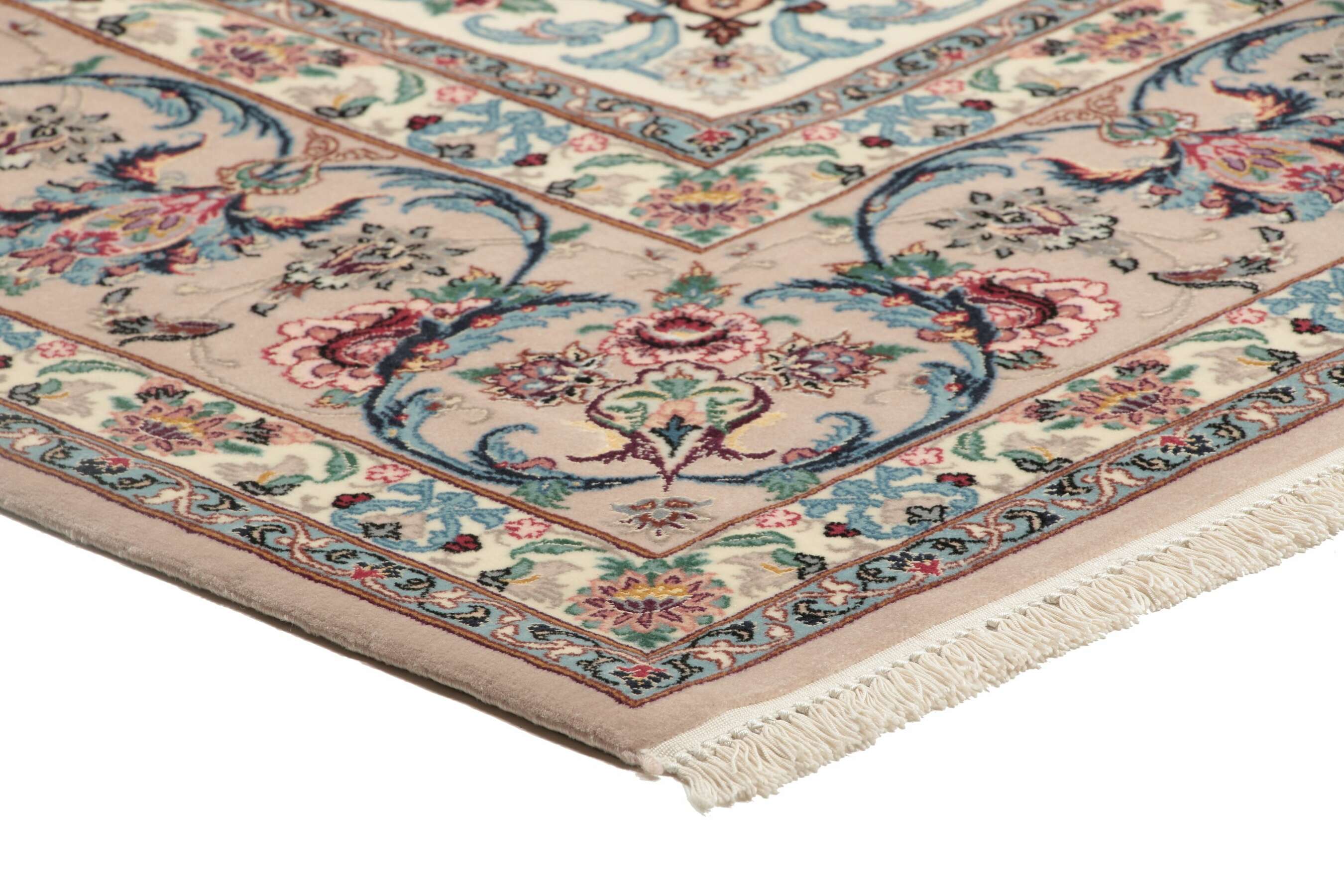 
    Isfahan silk warp - Brown - 202 x 296 cm
  