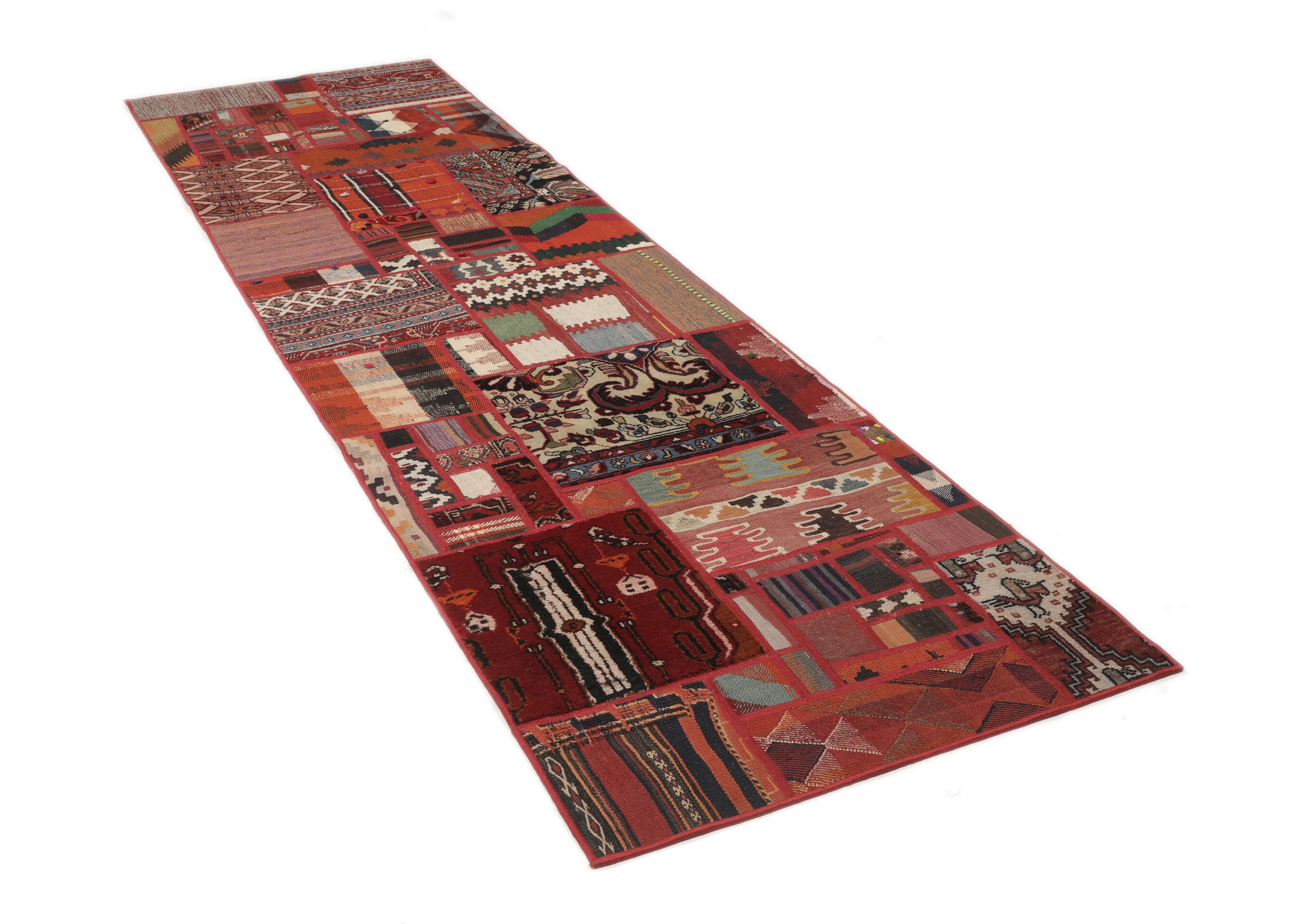 
    Tekkeh Kilim - Dark red - 80 x 300 cm
  