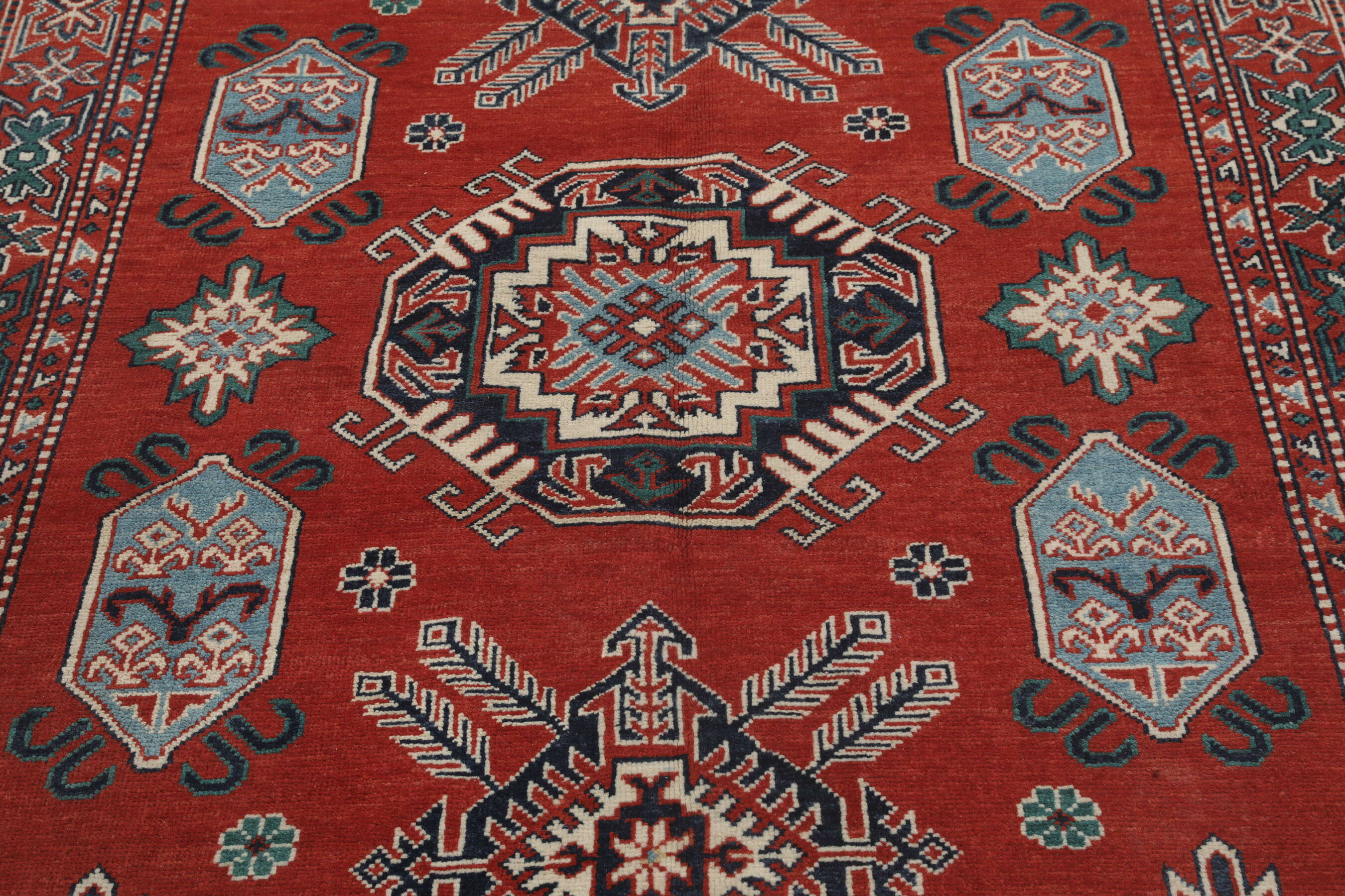 
    Kazak Fine - Dark red - 154 x 213 cm
  