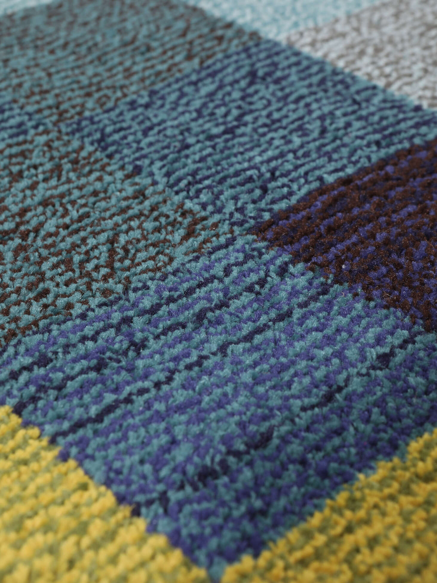 Chillon Alfombra - Azul claro / Multicolor 200x200 - CarpetVista