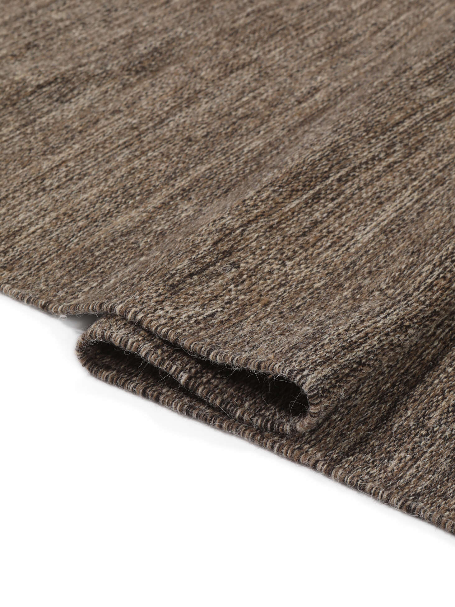 Dames line - tapis damier - marron et gris 080 x 250 cm