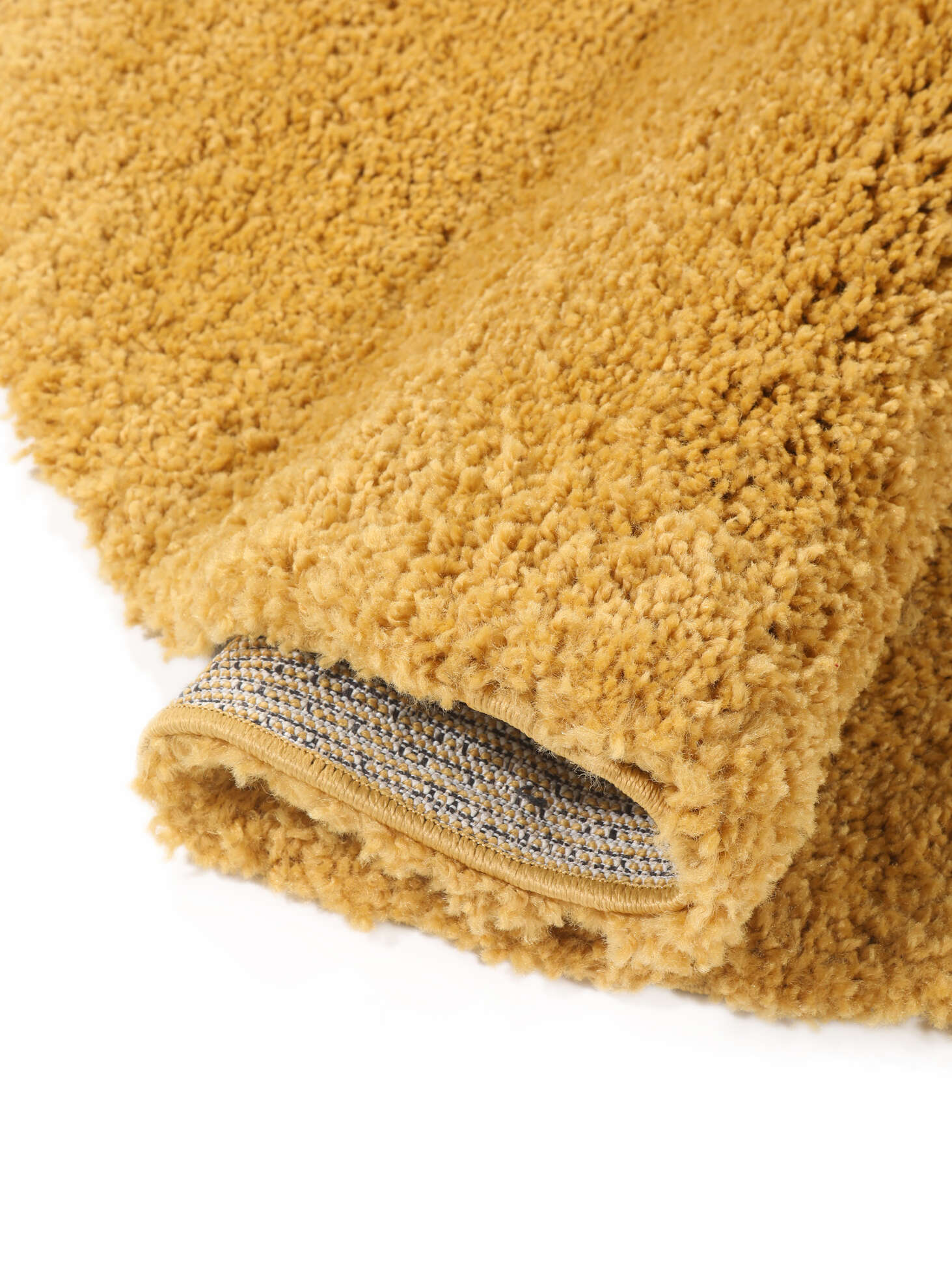 Rugvista Essential - Comfy - Yellow, Round Ø 150 cm Rug - Rugvista