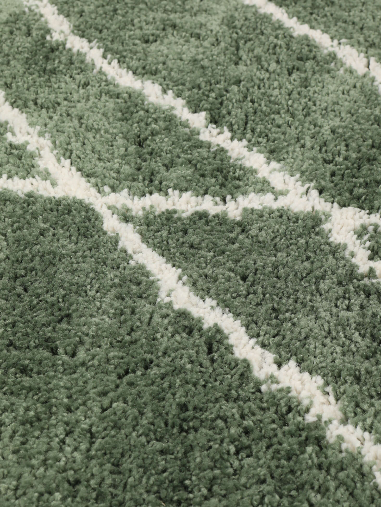 core - Sarina - Groen, Rond 200 cm Vloerkleed