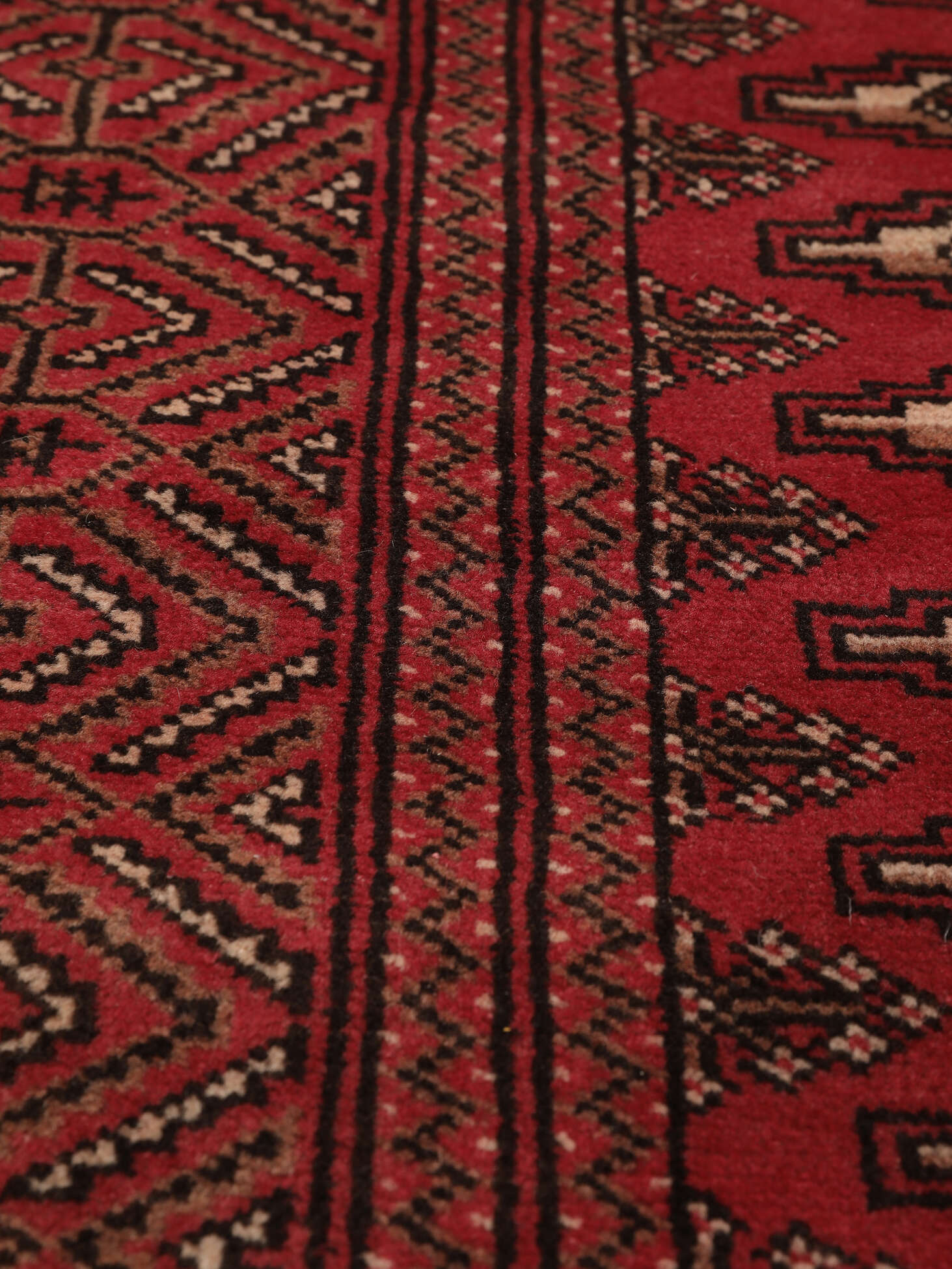 
    Turkaman - Dark red - 202 x 285 cm
  