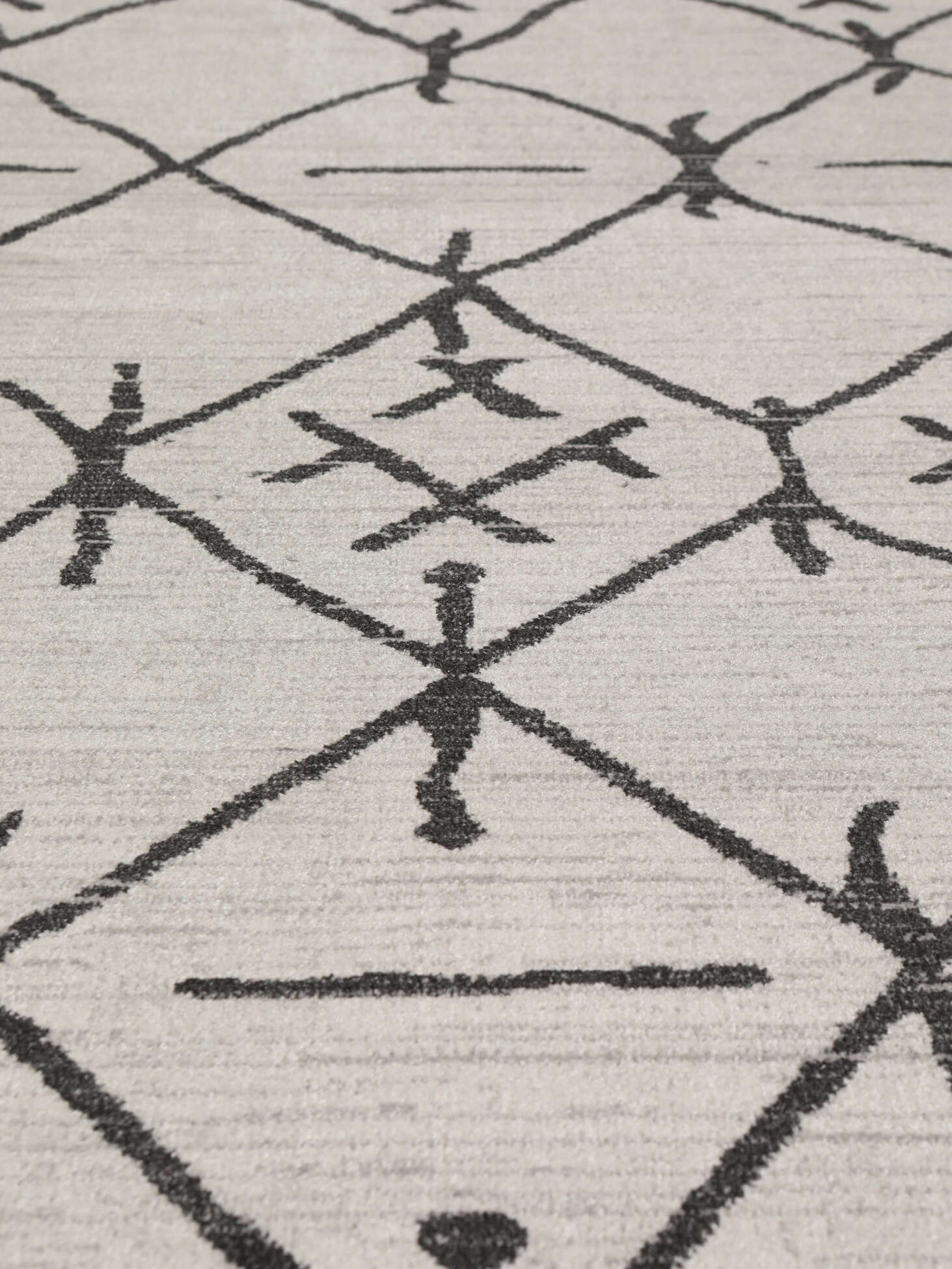 Rugvista Essential Atlas Mountain Negru / Alb 140 x 200 cm Covor Rugvista