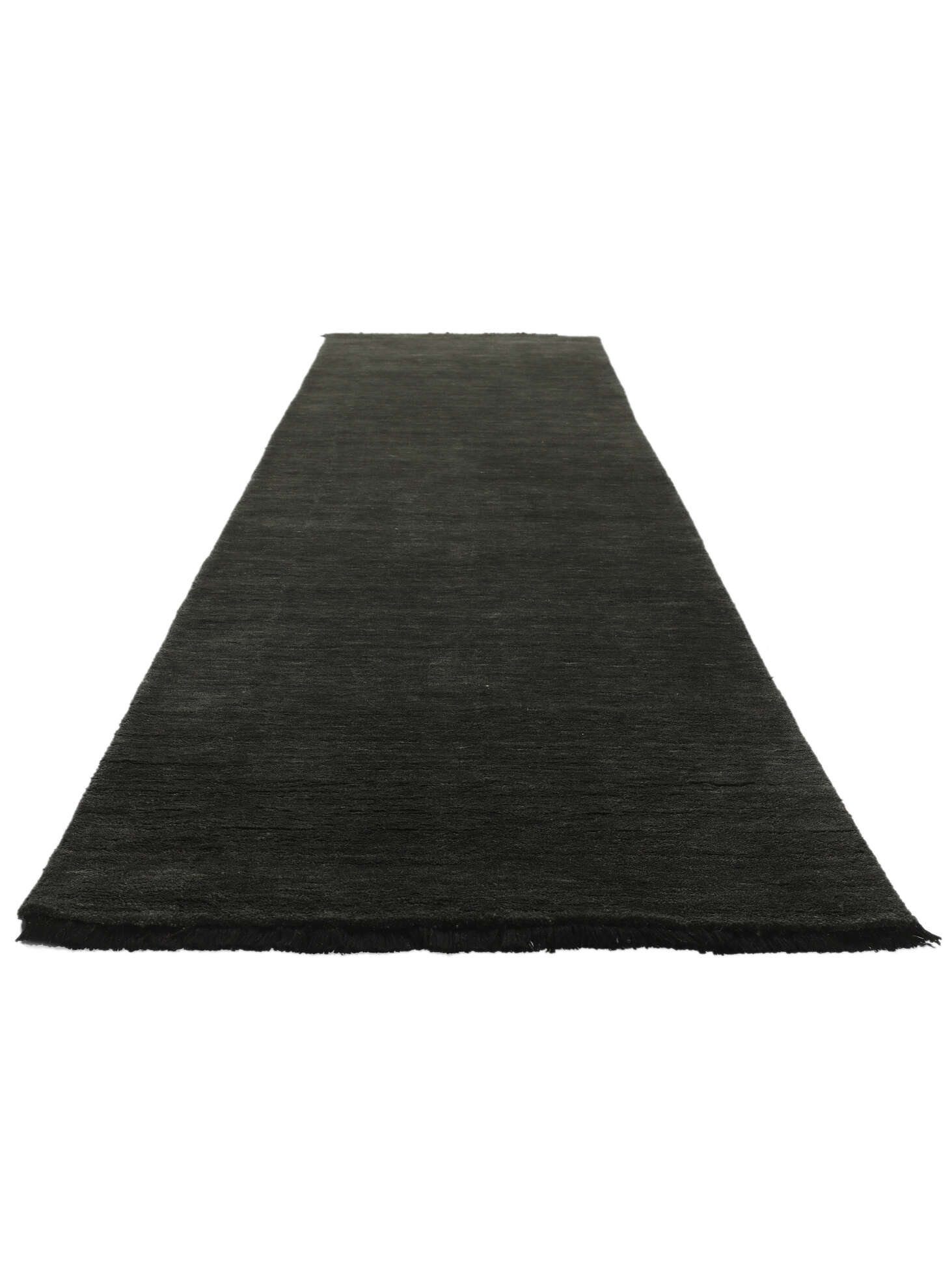 
    Handloom fringes - Black / Grey - 80 x 200 cm
  