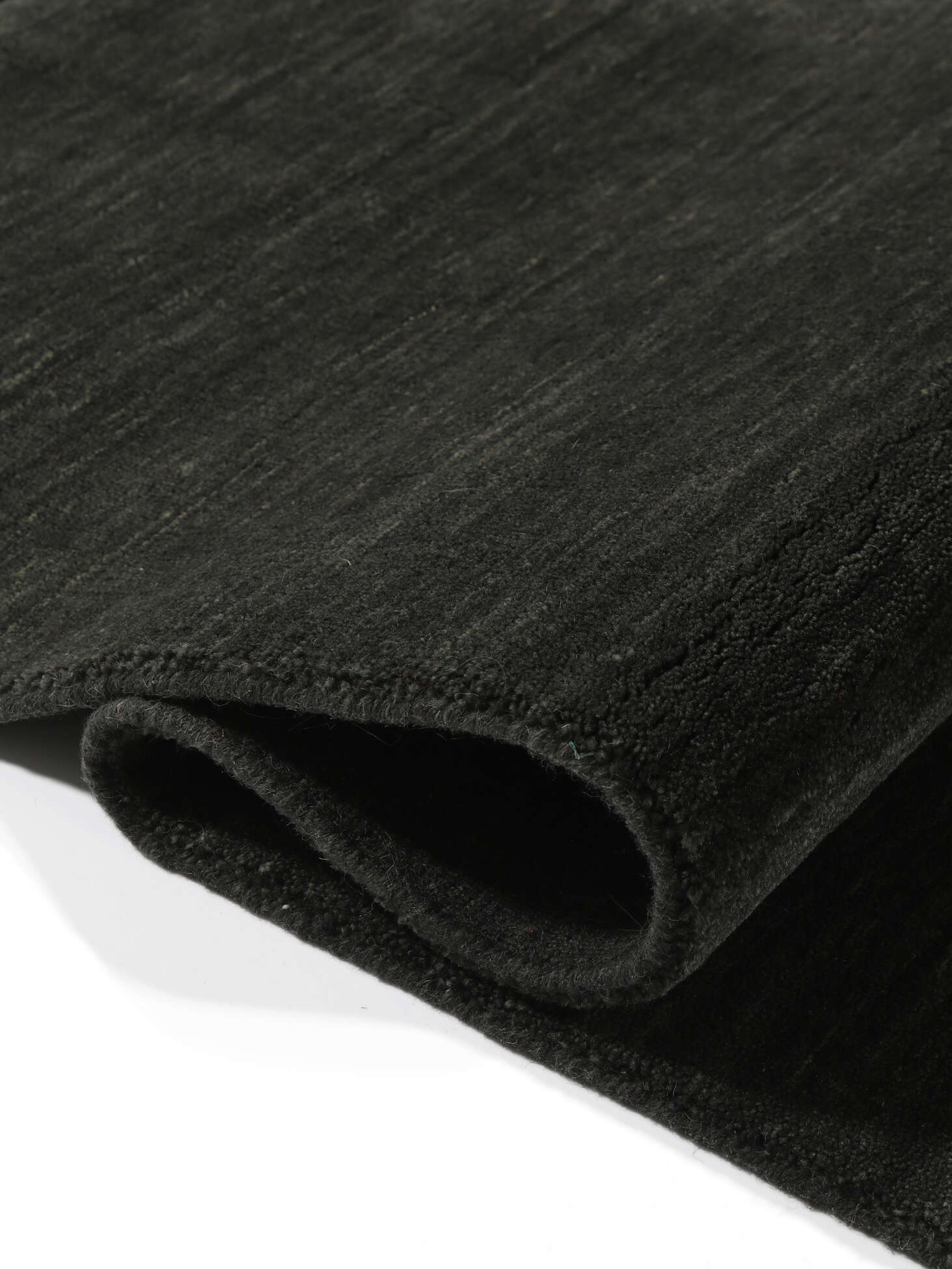
    Handloom fringes - Black / Grey - 250 x 250 cm
  