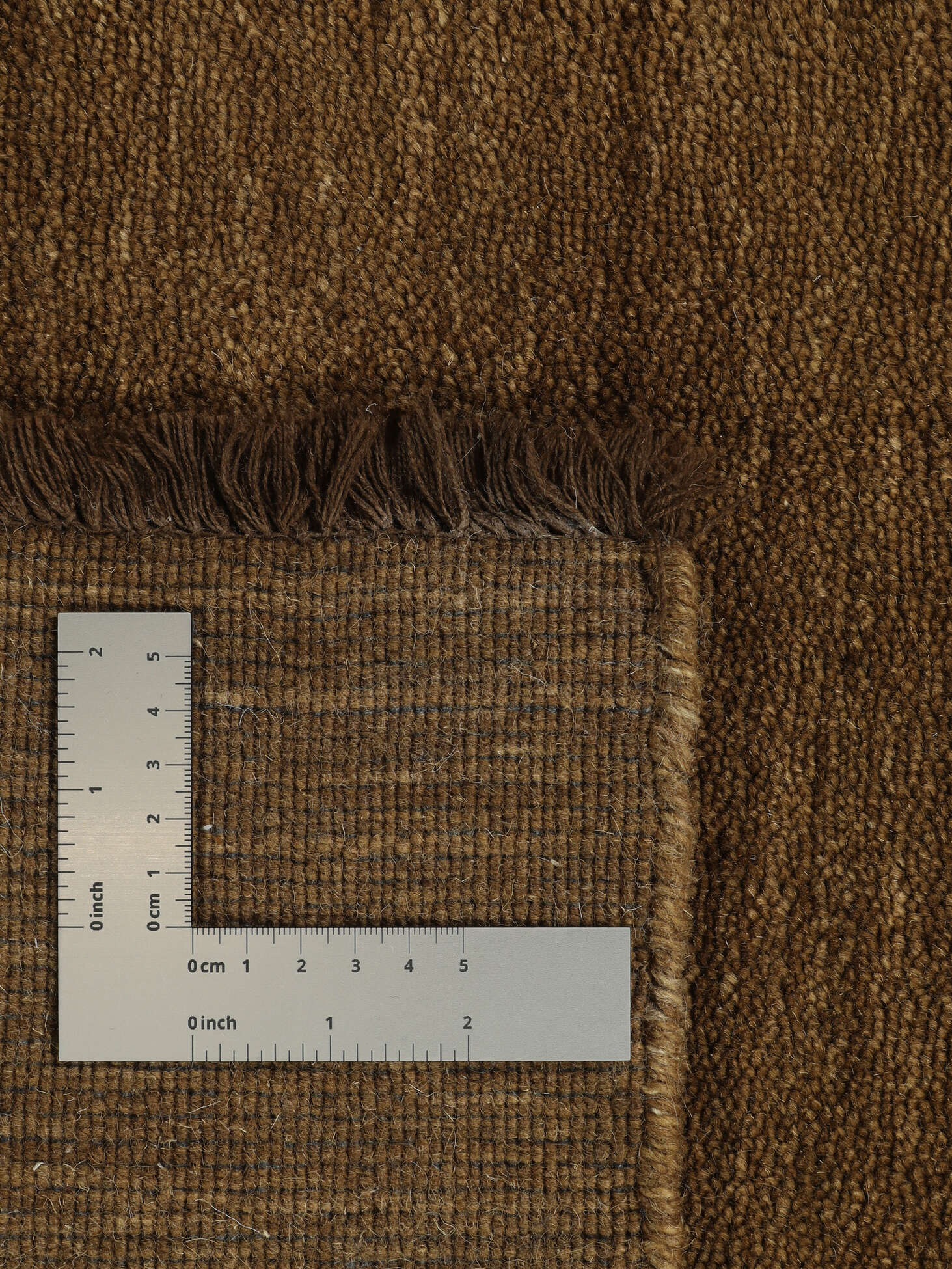 
    Handloom fringes - Brown - 160 x 230 cm
  