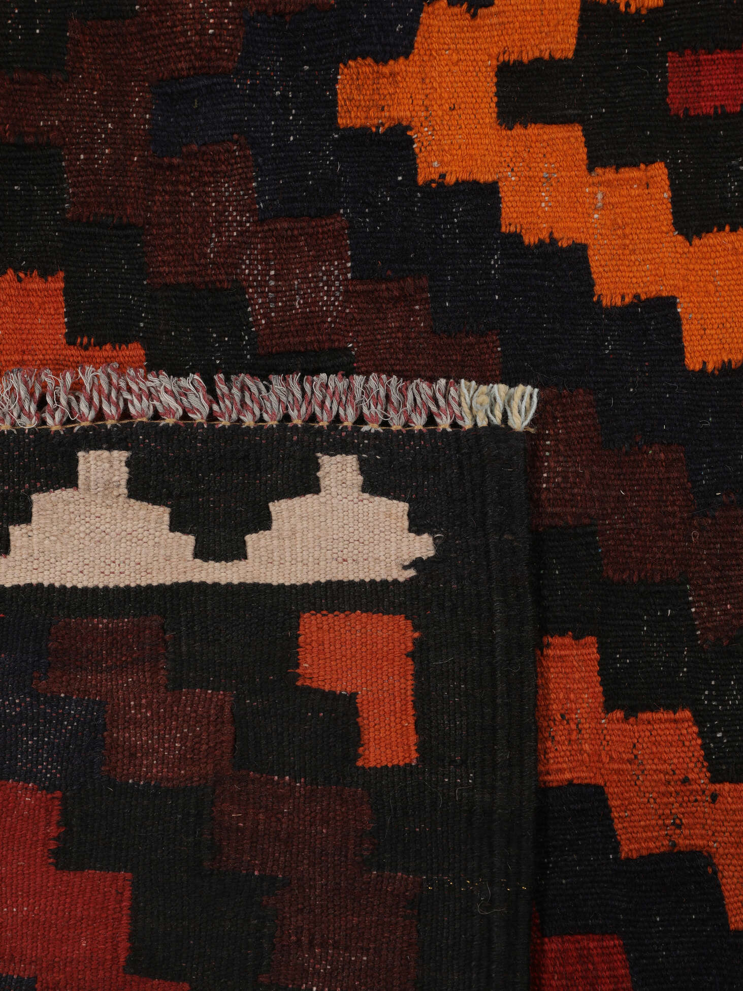 
    Afghan Vintage Kilim - Black - 154 x 395 cm
  