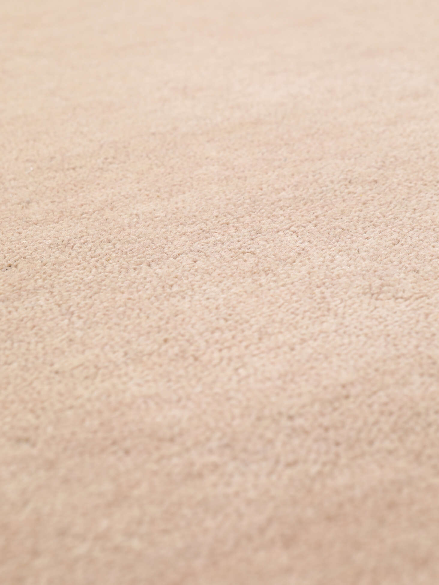 Handloom fringes Light Pink 200 x 300 cm Wool Rug Rugvista