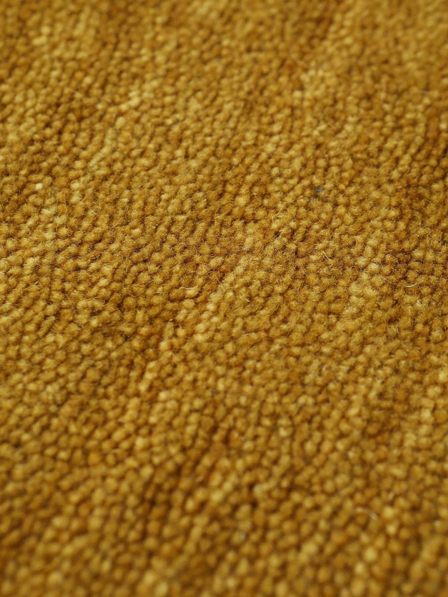 
    Handloom fringes - Mustard yellow - 160 x 230 cm
  