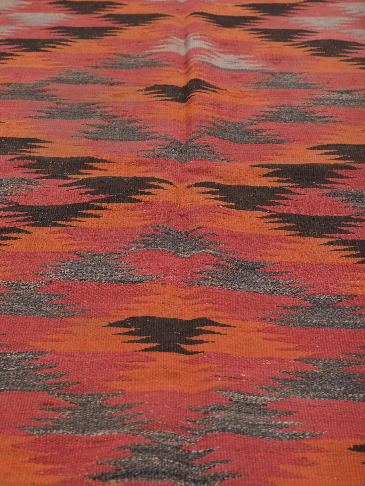 
    Afghan Vintage Kilim - Dark red - 141 x 288 cm
  