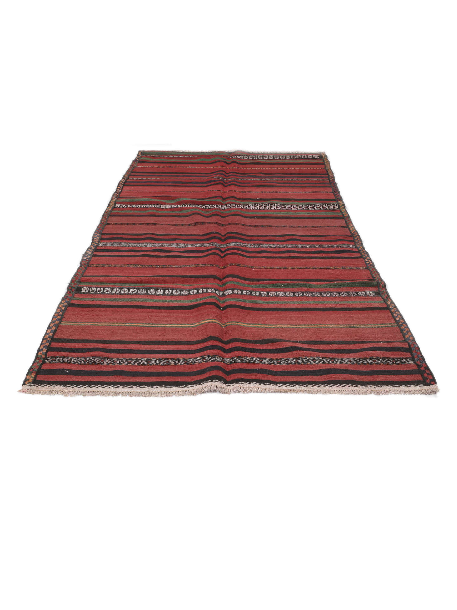 
    Afghan Vintage Kilim - Black - 122 x 327 cm
  