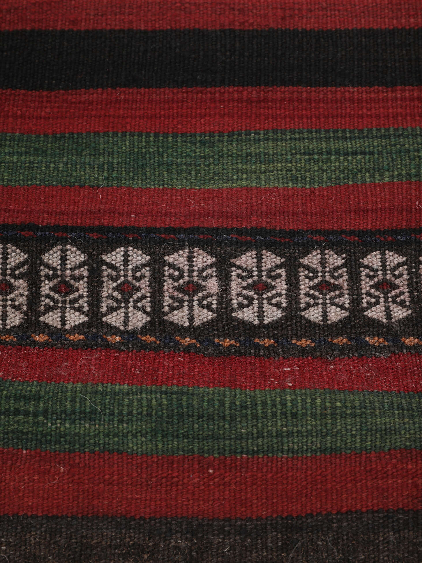 
    Afghan Vintage Kilim - Black - 122 x 327 cm
  