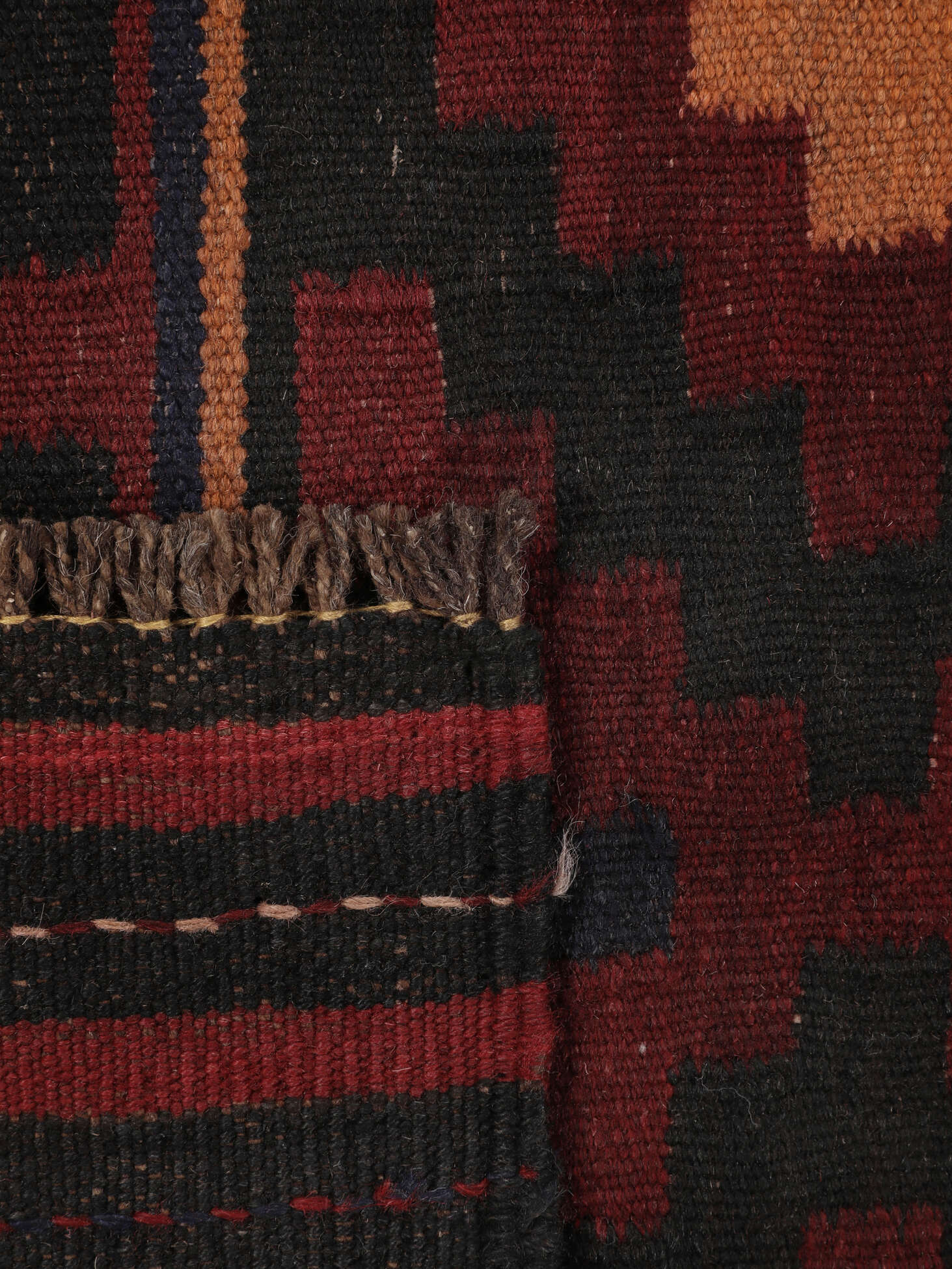 
    Afghan Vintage Kilim - Black - 134 x 237 cm
  