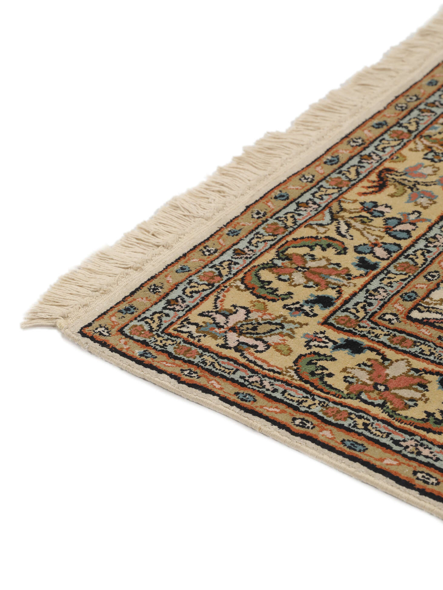 
    Kashmir pure silk - Brown - 79 x 127 cm
  