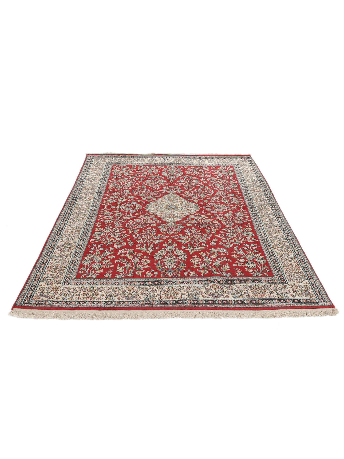 
    Kashmir pure silk - Dark red - 123 x 189 cm
  