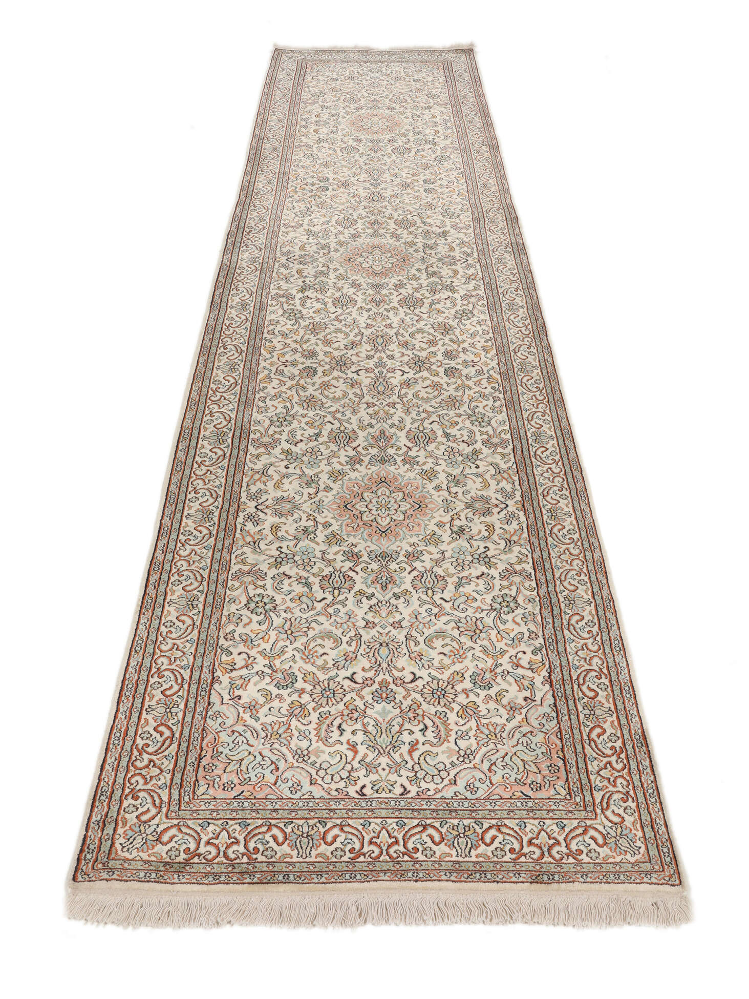
    Kashmir pure silk - Brown - 78 x 337 cm
  