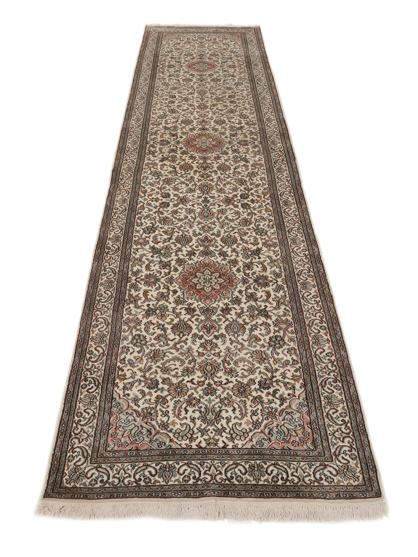 
    Kashmir pure silk - Brown - 78 x 337 cm
  