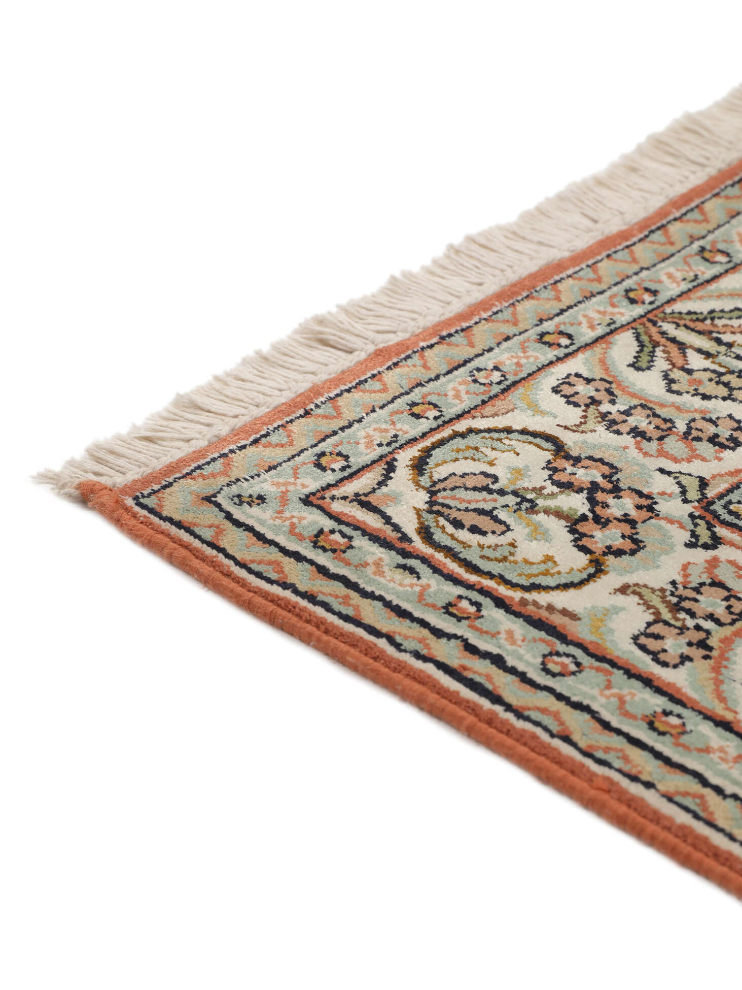 
    Kashmir pure silk - Brown - 76 x 213 cm
  