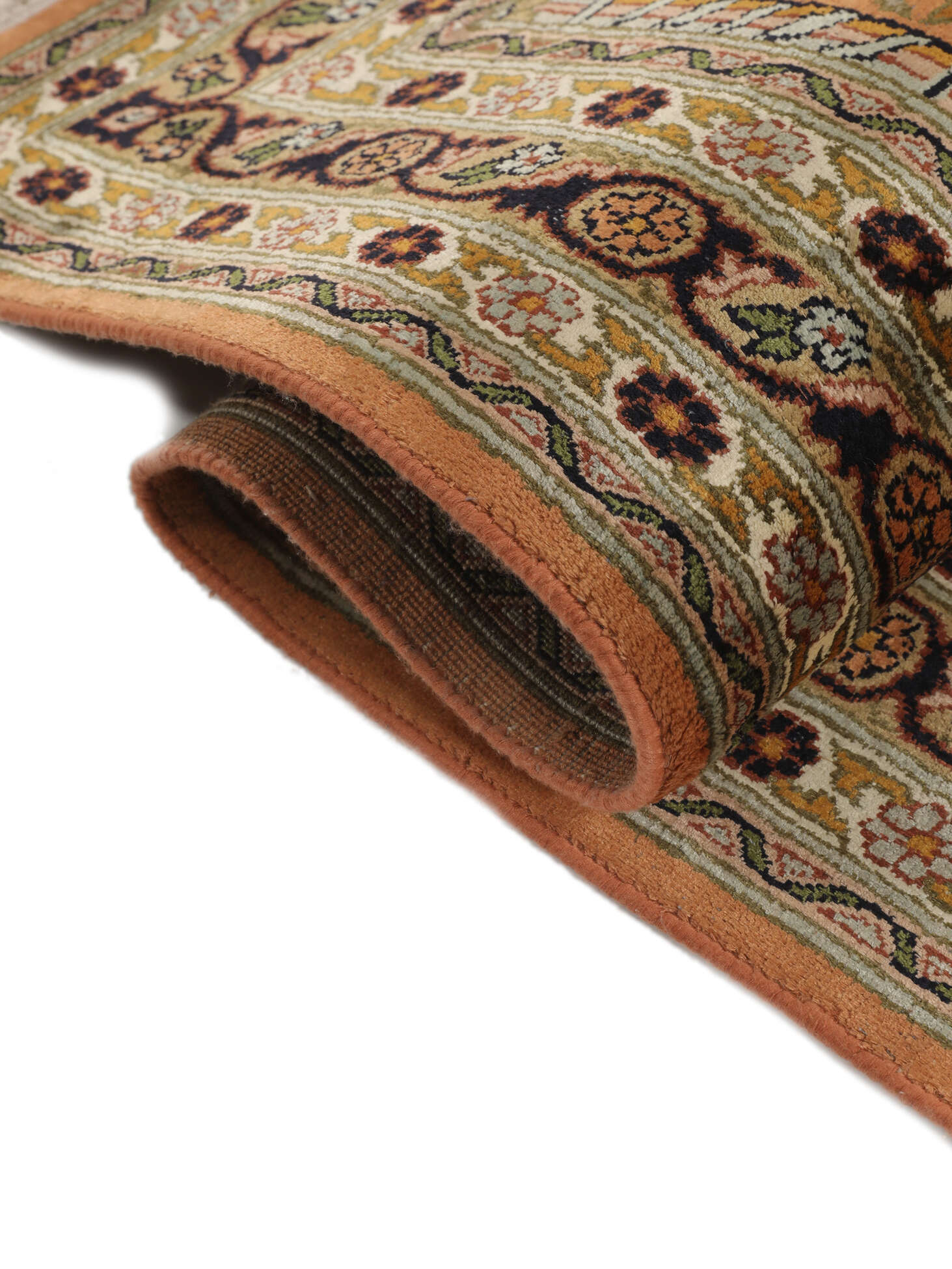 
    Kashmir pure silk - Brown - 80 x 129 cm
  