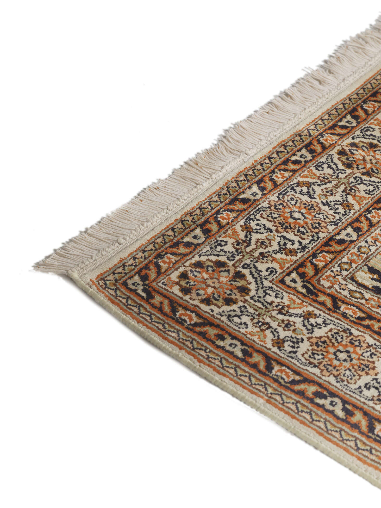 
    Kashmir pure silk - Brown - 78 x 118 cm
  