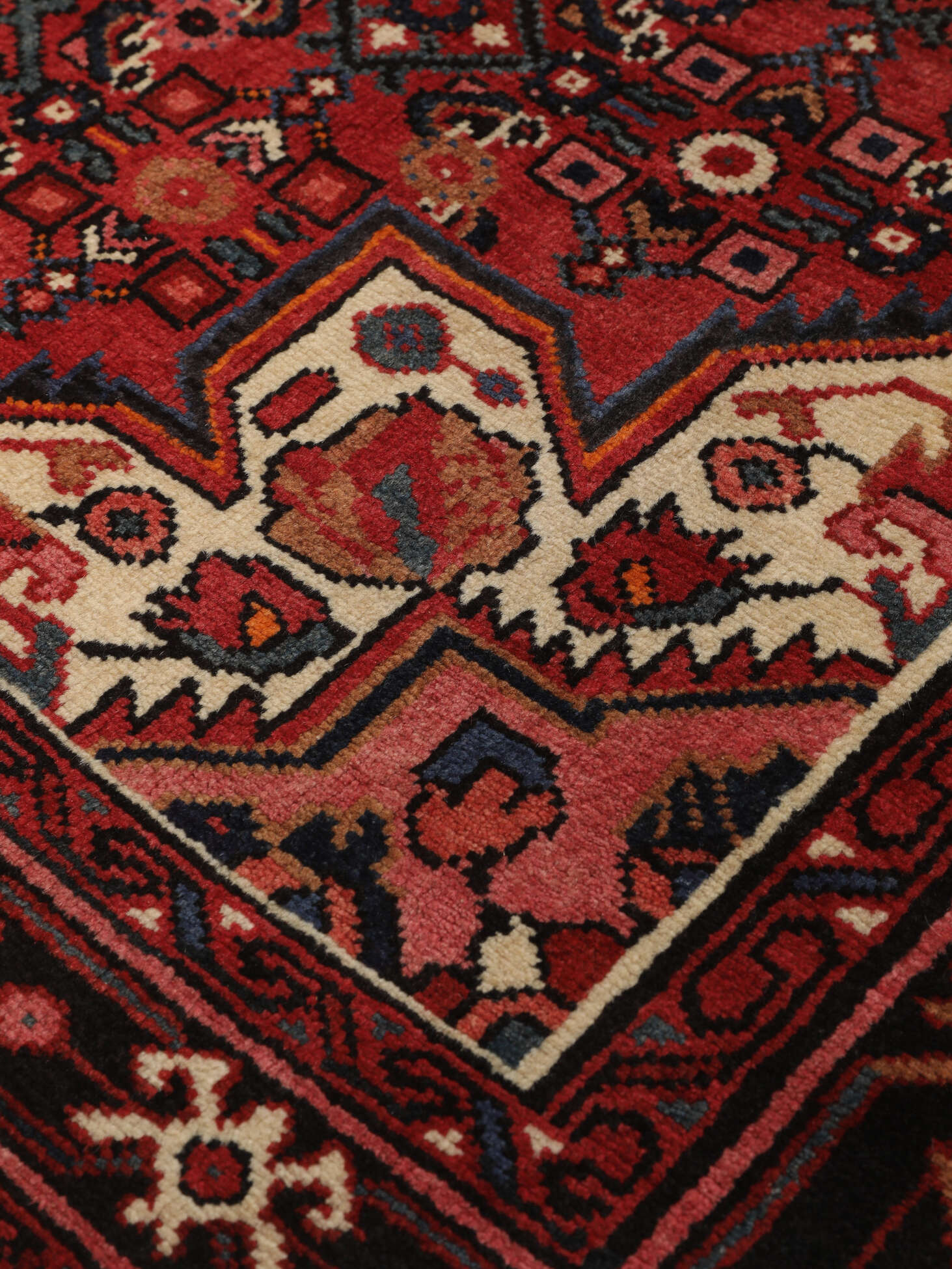 
    Hosseinabad - Dark red - 175 x 330 cm
  