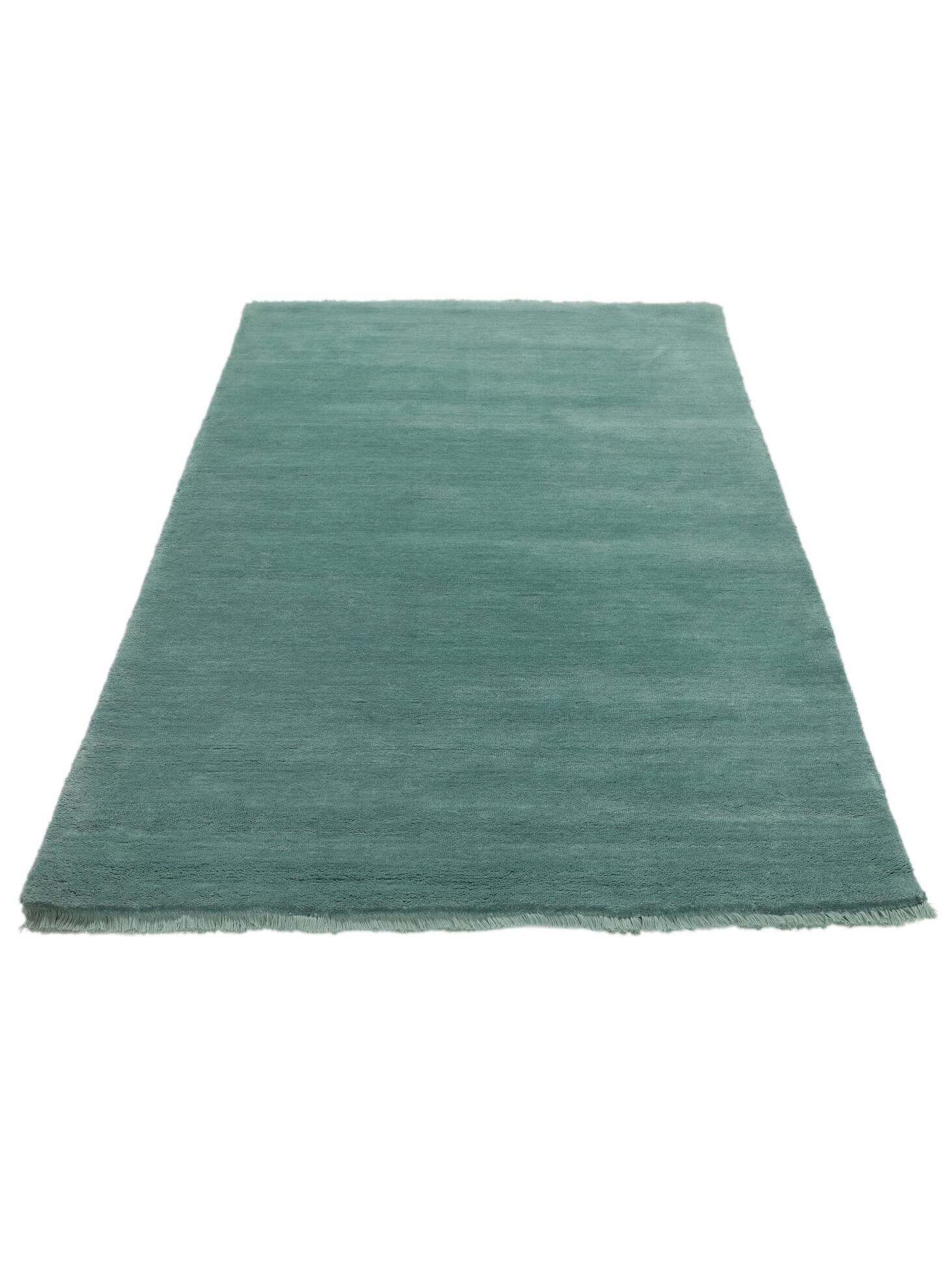 
    Handloom fringes - Turquoise - 200 x 300 cm
  
