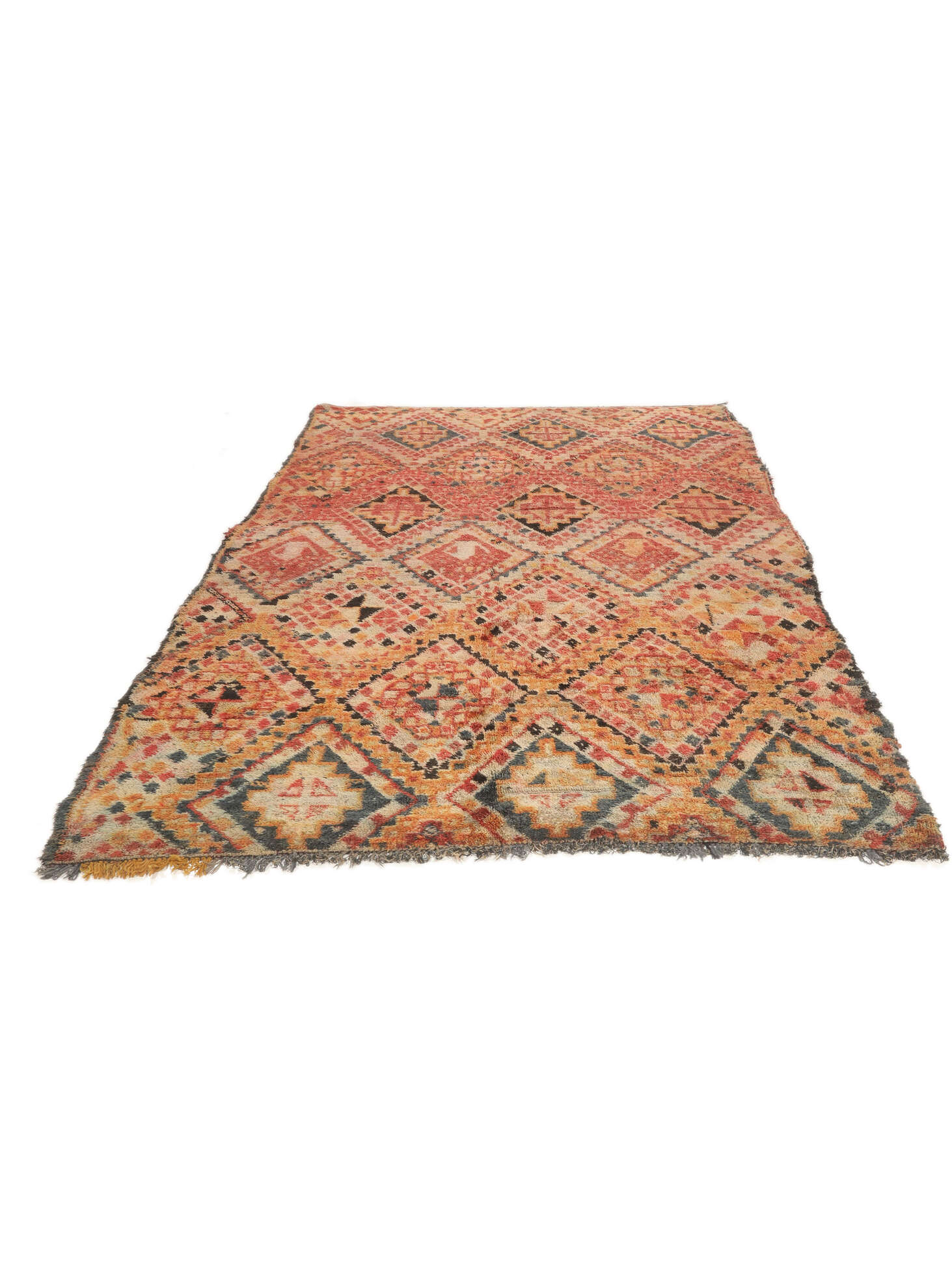 
    Berber Moroccan - Mid Atlas Vintage - Brown - 197 x 345 cm
  