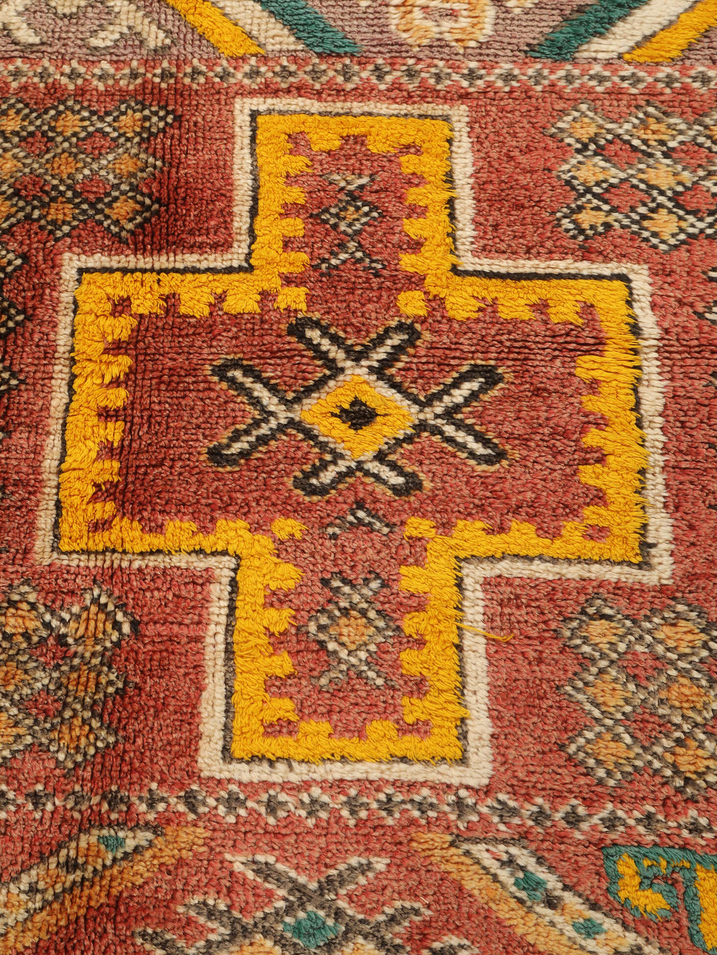 
    Berber Moroccan - Mid Atlas Vintage - Brown - 195 x 386 cm
  