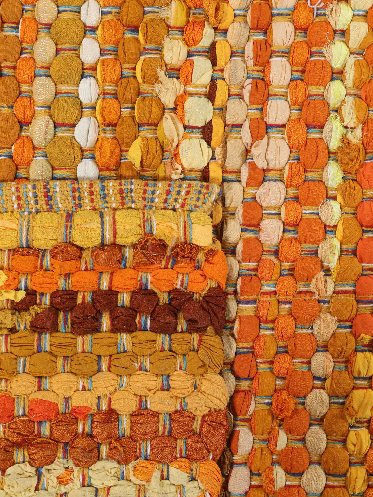 Ronja Mehrfarbig Gelb 200 X 300 Cm Baumwollteppich Rugvista