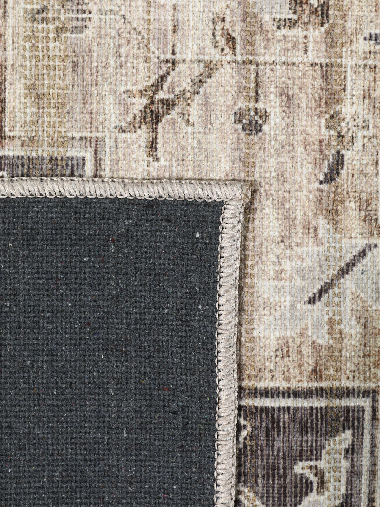 Rugvista Essential Khalid Oriental Mustard Yellow / Brown, Runner