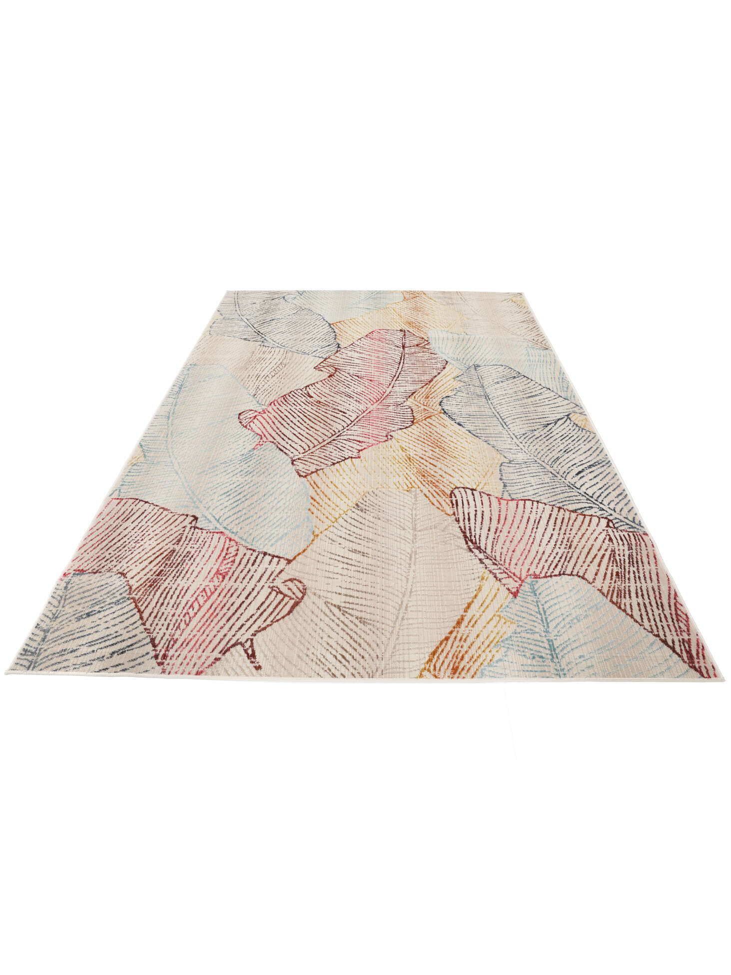 Tapis Sabine Multicolore 300x400 Cm - Laine Synthétique Noué Machine - Entretien Facile