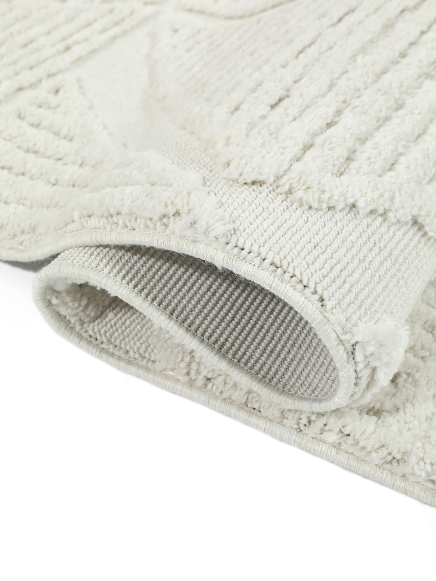 Tapis Flokati Blanc En Laine Vierge - 160 X 230 Cm - Tissé à La Main - Poids Environ 2,4 Kg/m²