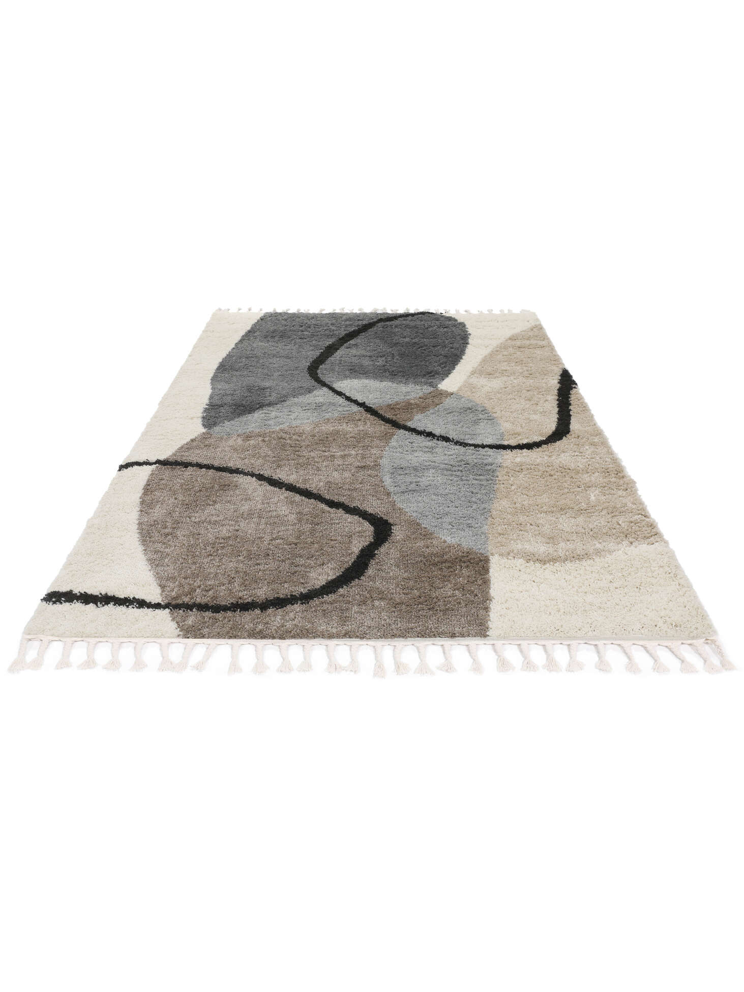 Ziegler Manhattan - Beige / Azul Claro 200 x 200 cm Alfombra - Rugvista