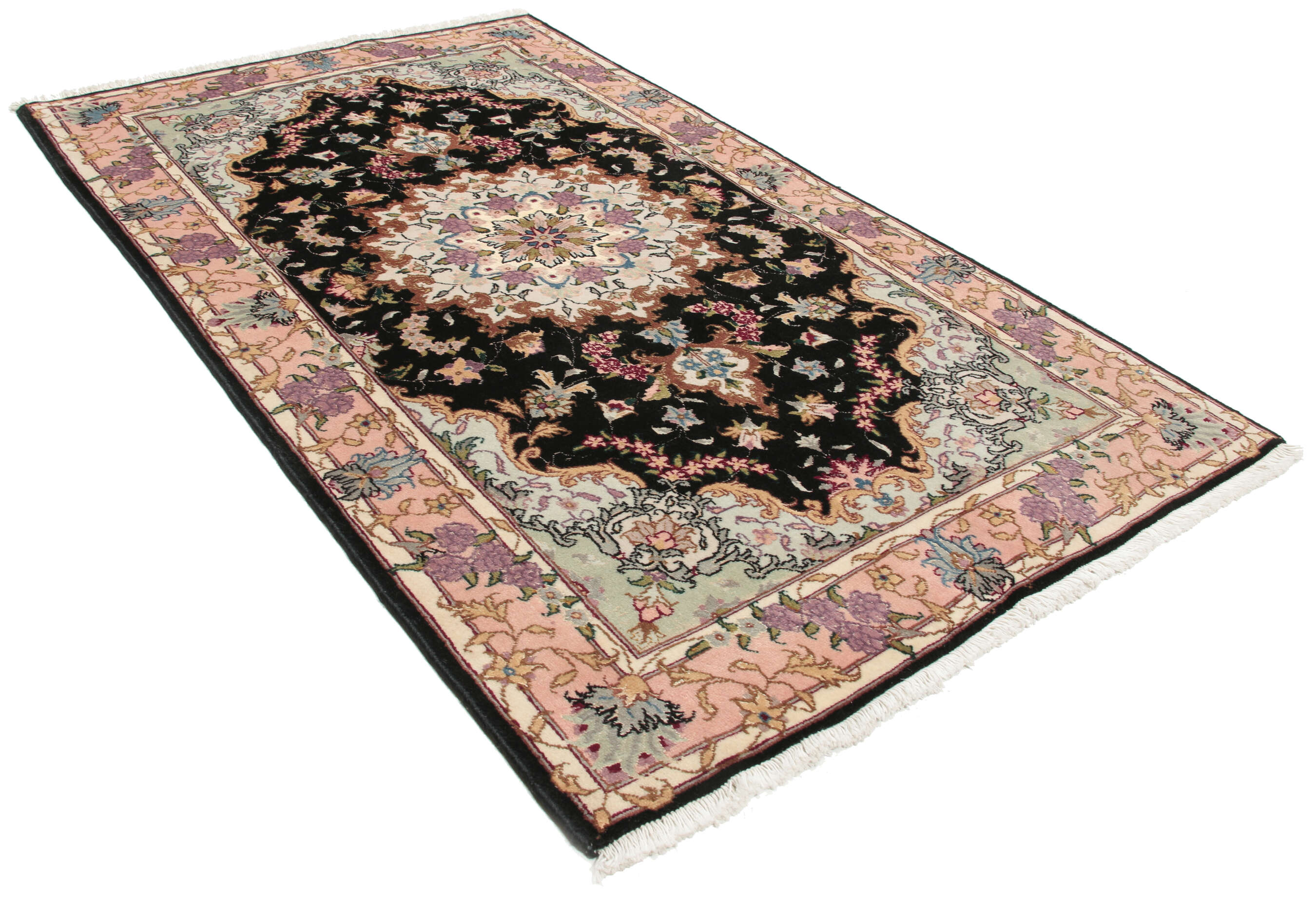 
    Tabriz 50 Raj with silk - Brown - 72 x 125 cm
  