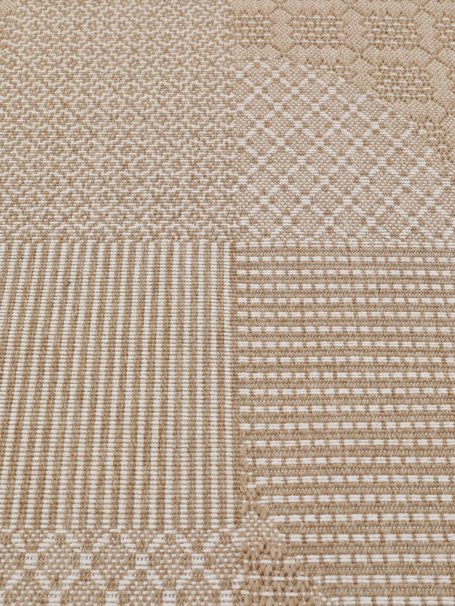 Rugvista Essential - Mezzo - Beige / Bianco 160 x 230 cm Tappeto - Rugvista