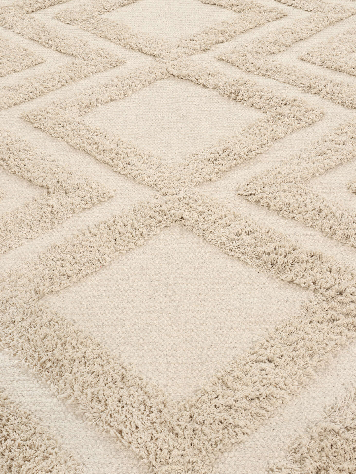 Tan-Tan - Bianco Naturale 160 x 230 cm Tappeti Cotone - Rugvista