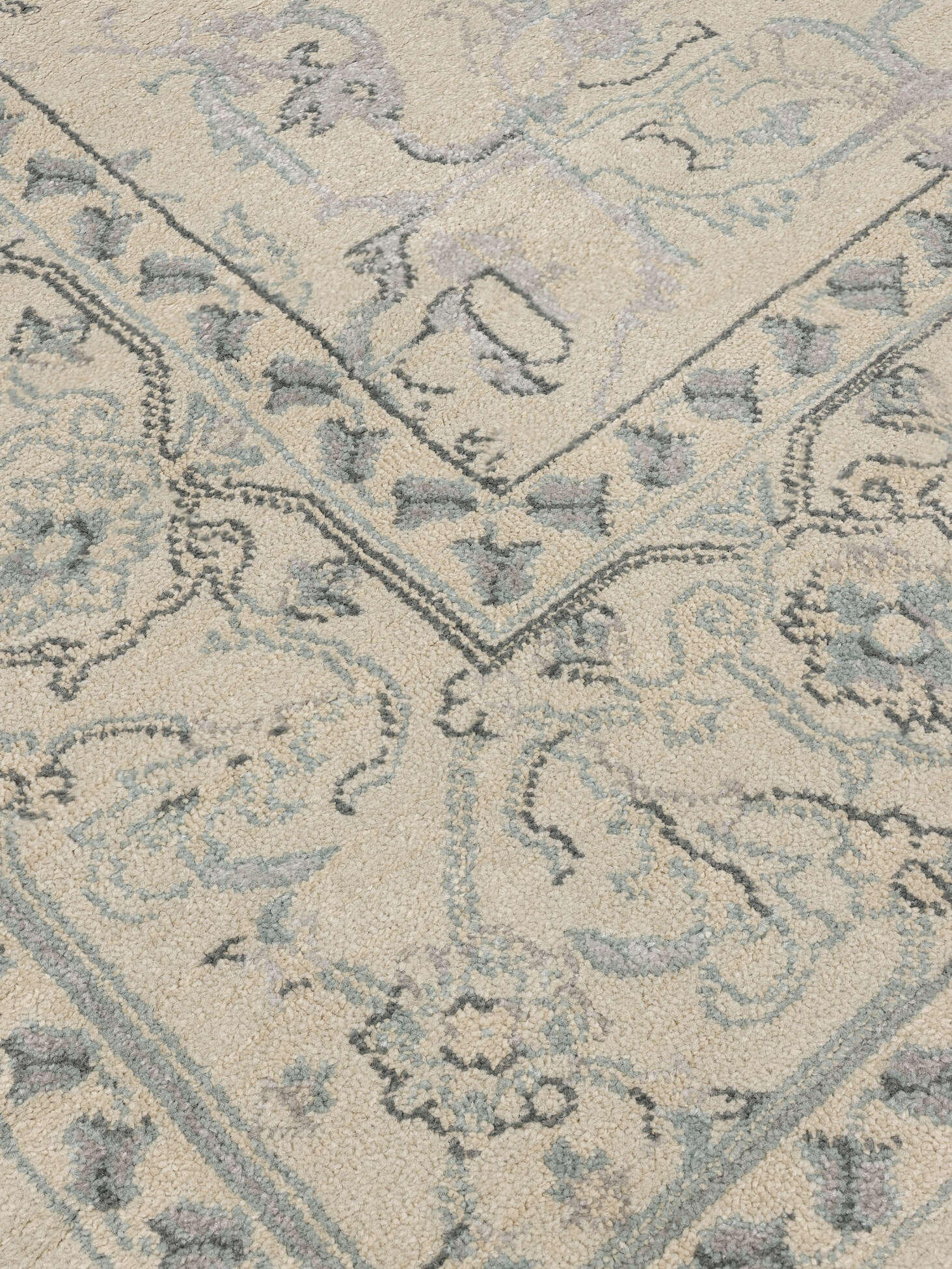 Ziegler Manhattan Beige / Light Blue 140 x 200 cm Rug Rugvista