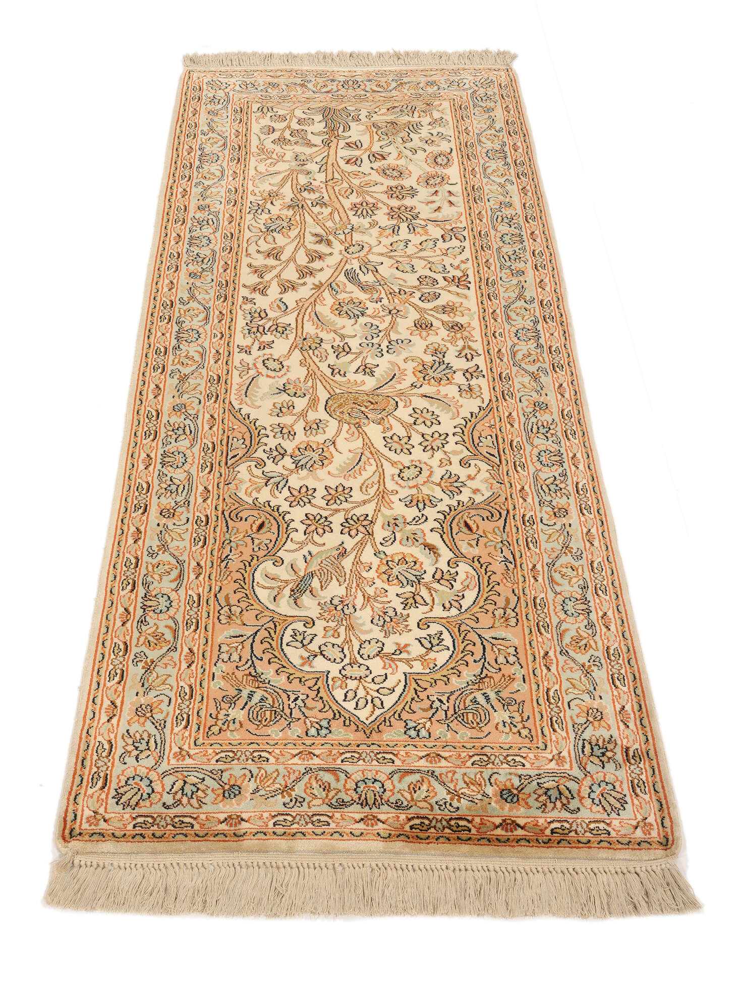 
    Kashmir pure silk 24 / 24 Quality - Brown - 50 x 127 cm
  