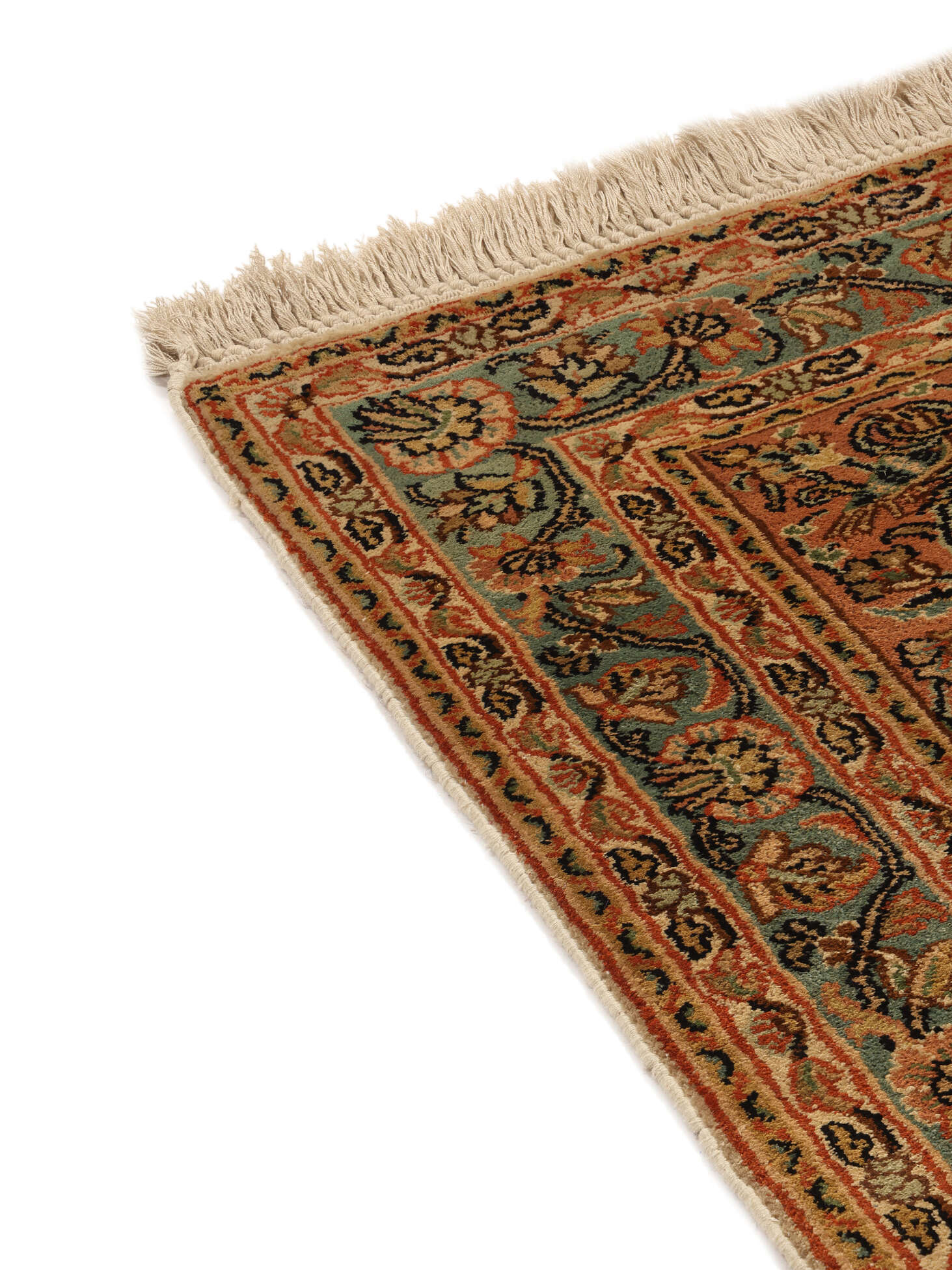 
    Kashmir pure silk 24 / 24 Quality - Brown - 46 x 137 cm
  