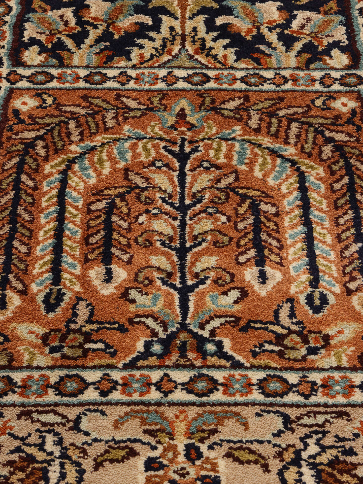
    Kashmir pure silk - Brown - 93 x 148 cm
  