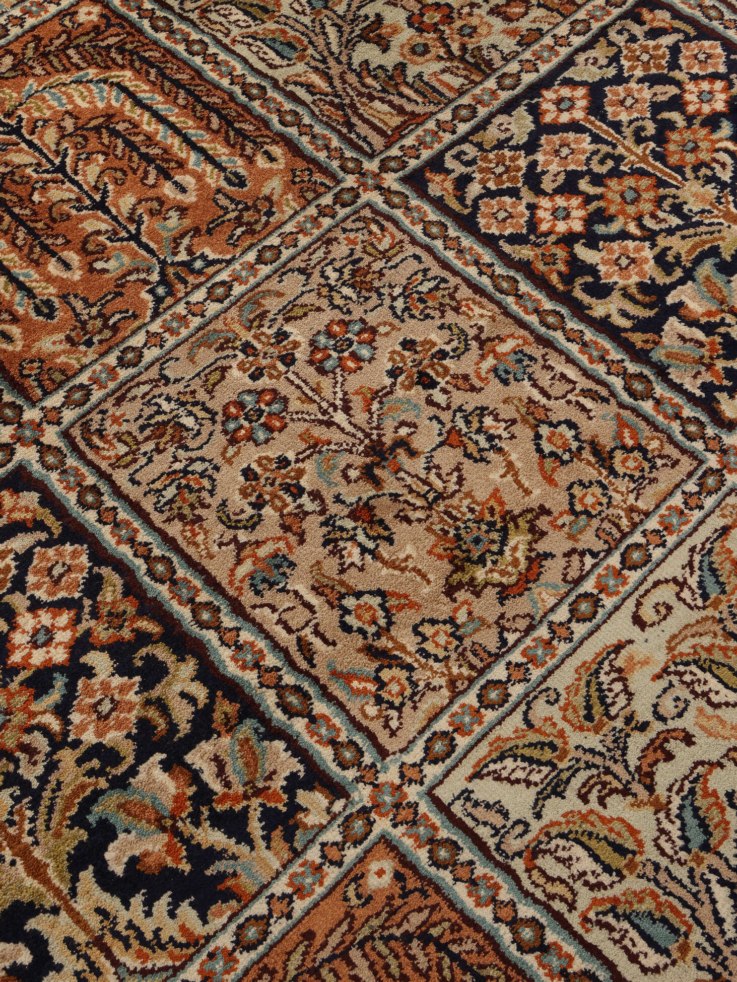 
    Kashmir pure silk - Brown - 93 x 148 cm
  