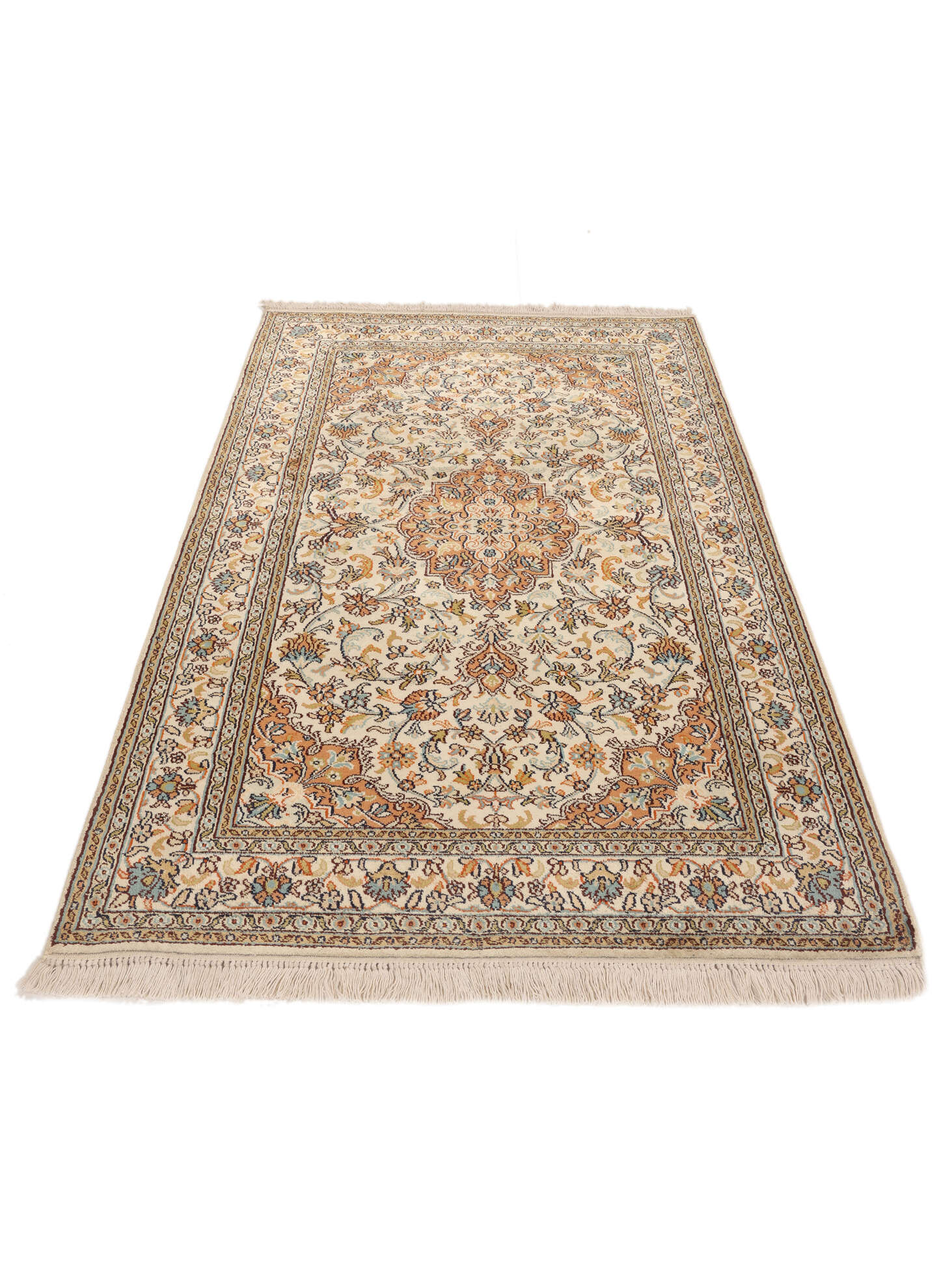 
    Kashmir pure silk - Brown - 94 x 152 cm
  
