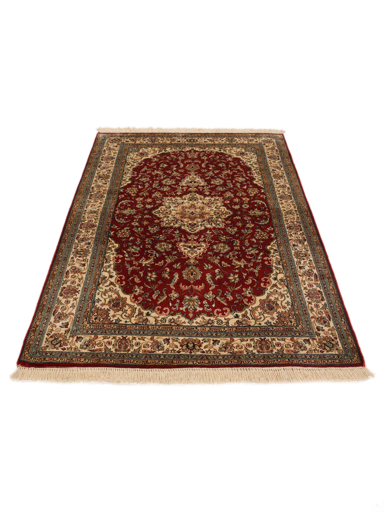 
    Kashmir pure silk 24 / 24 Quality - Brown - 79 x 127 cm
  