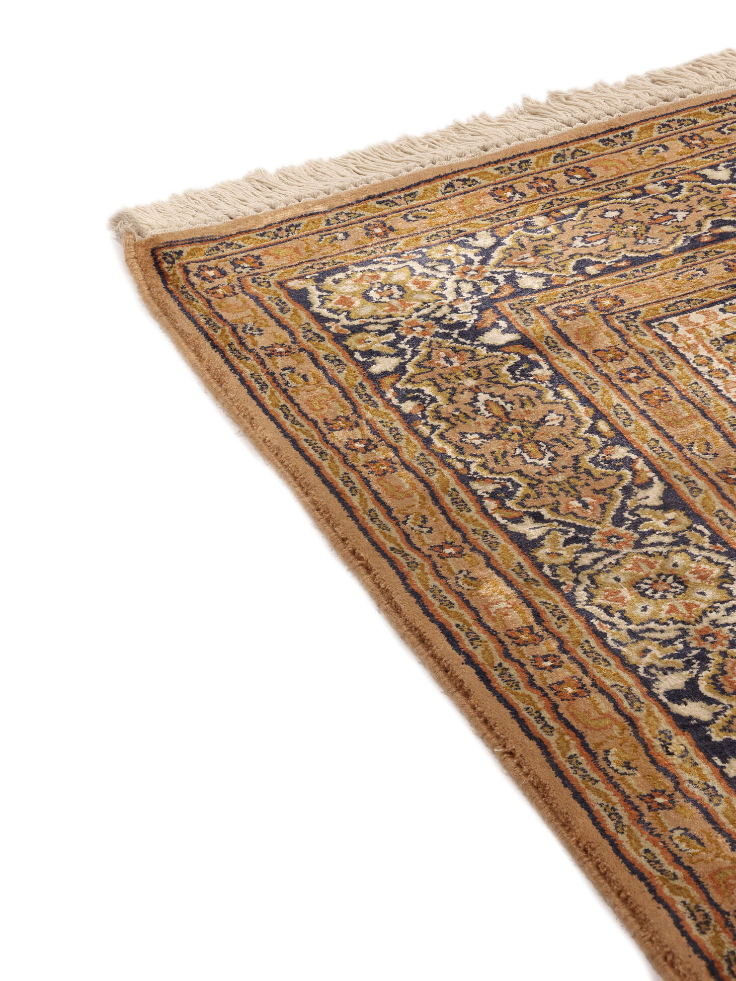 
    Kashmir pure silk 24 / 24 Quality - Brown - 78 x 302 cm
  