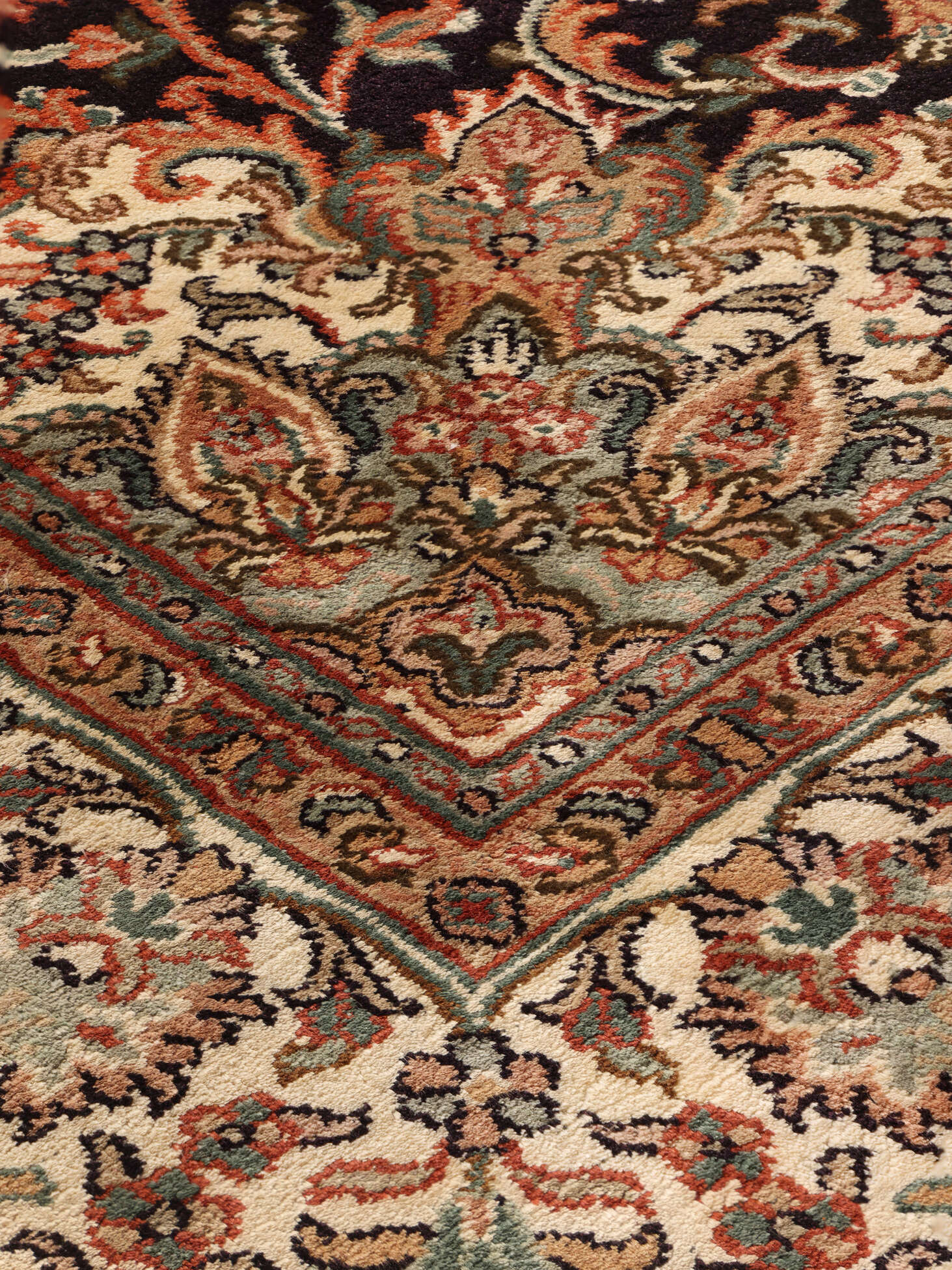 
    Kashmir pure silk - Brown - 129 x 188 cm
  