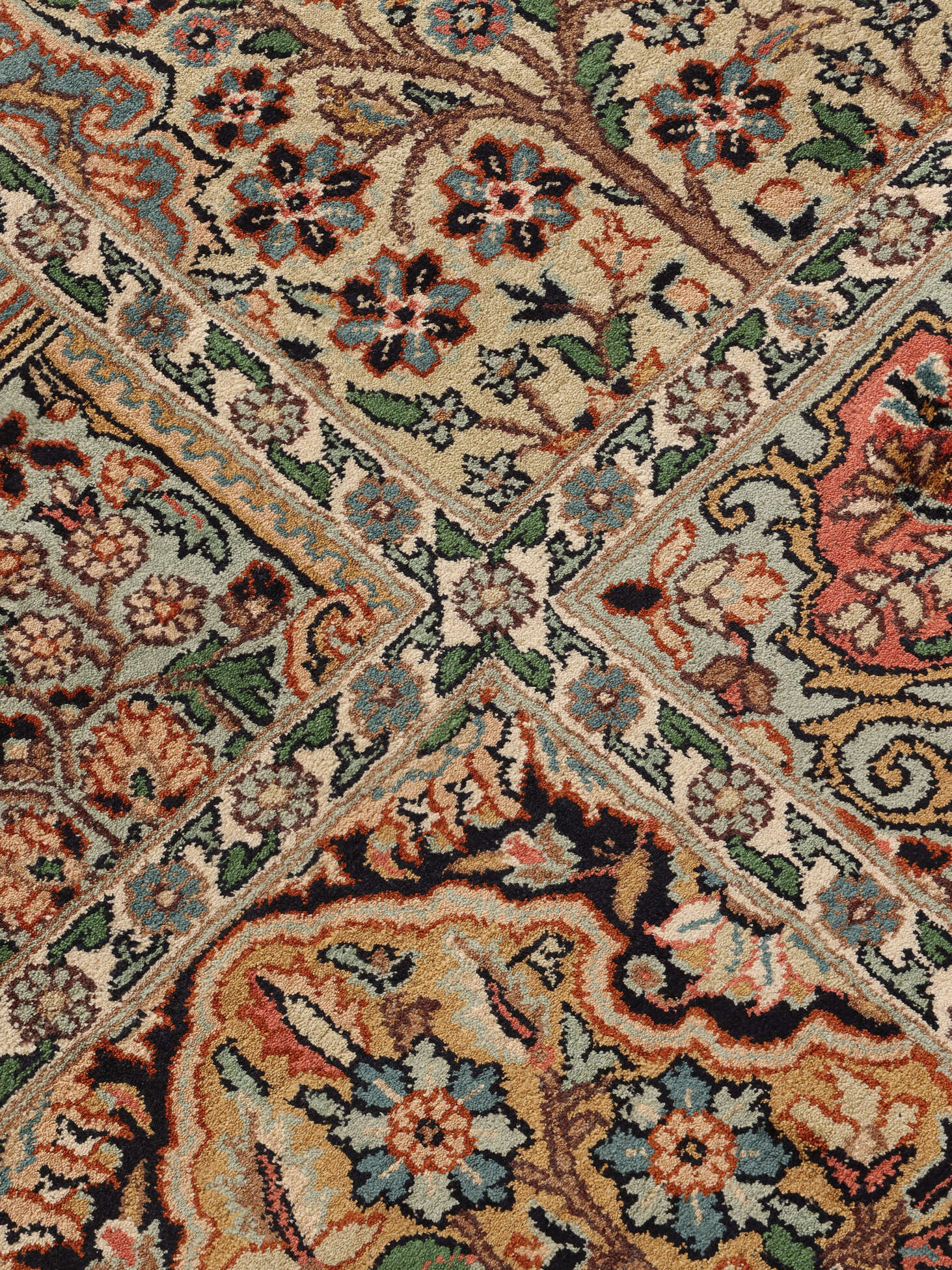 
    Kashmir pure silk - Brown - 126 x 189 cm
  