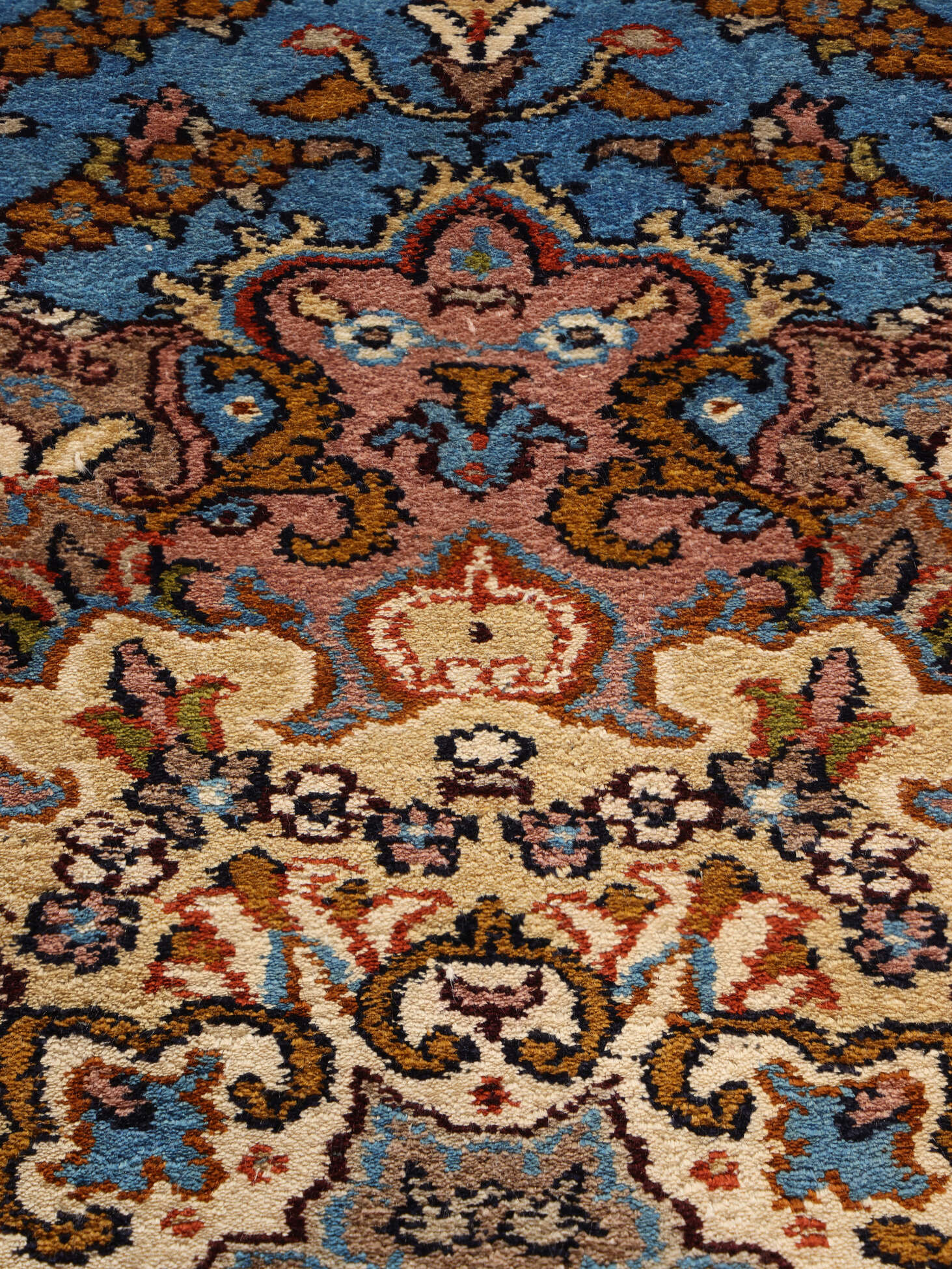 
    Kashmir pure silk 24 / 24 Quality - Brown - 124 x 187 cm
  