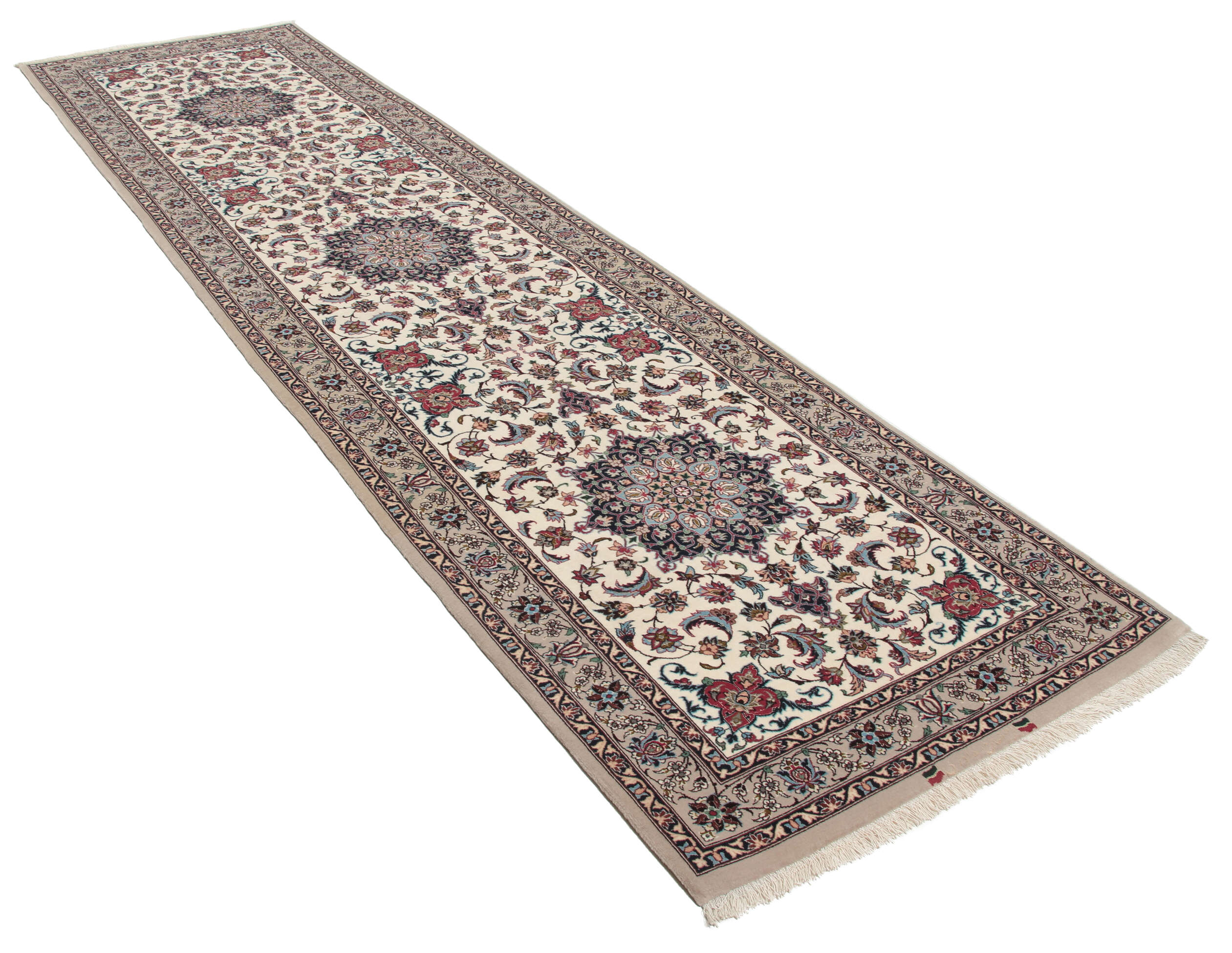 
    Isfahan silk warp - Brown - 78 x 298 cm
  